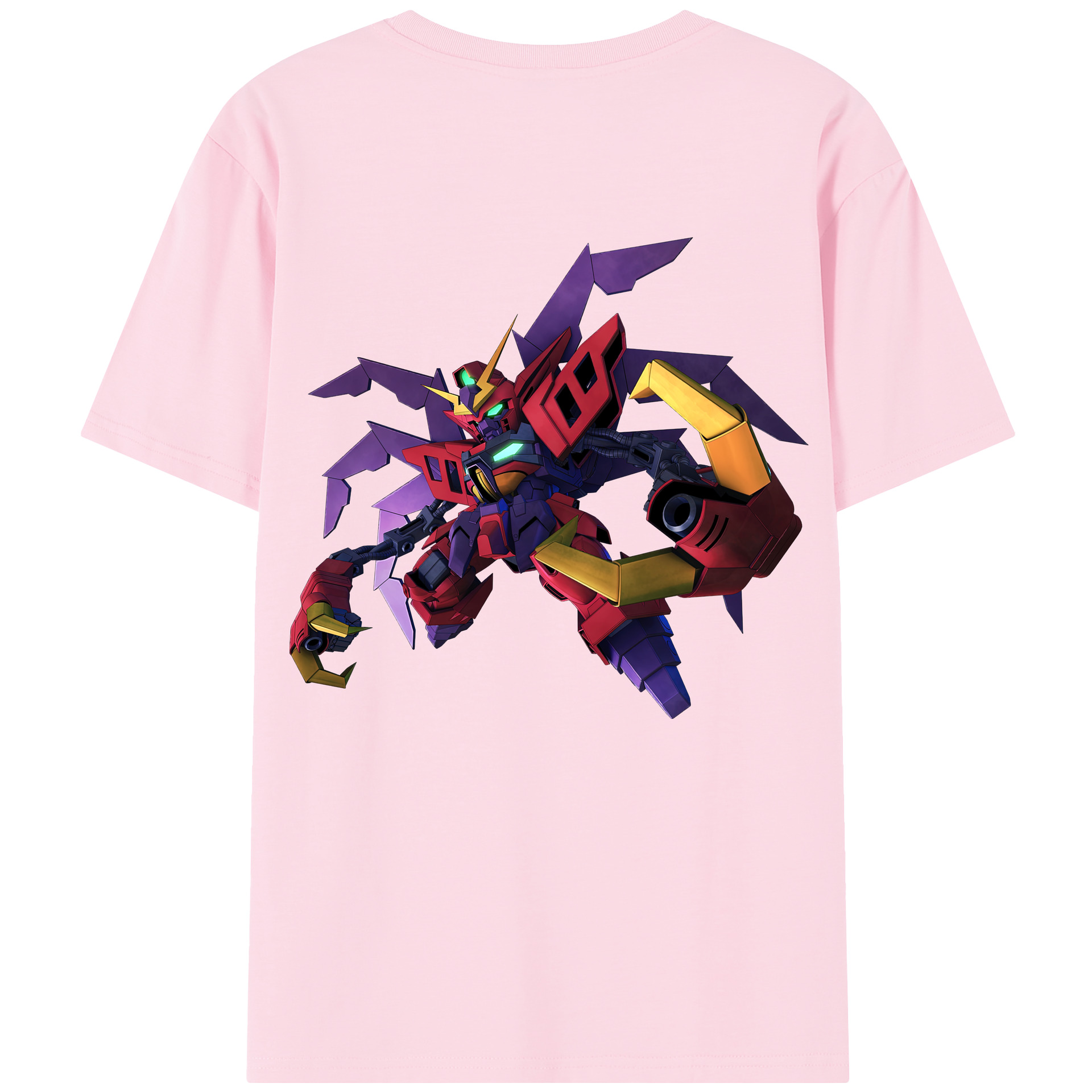（画像用） 機動戦士ガンダム Mobile Suit Gundam 綿100％半袖Tシャツ（背面プリント）