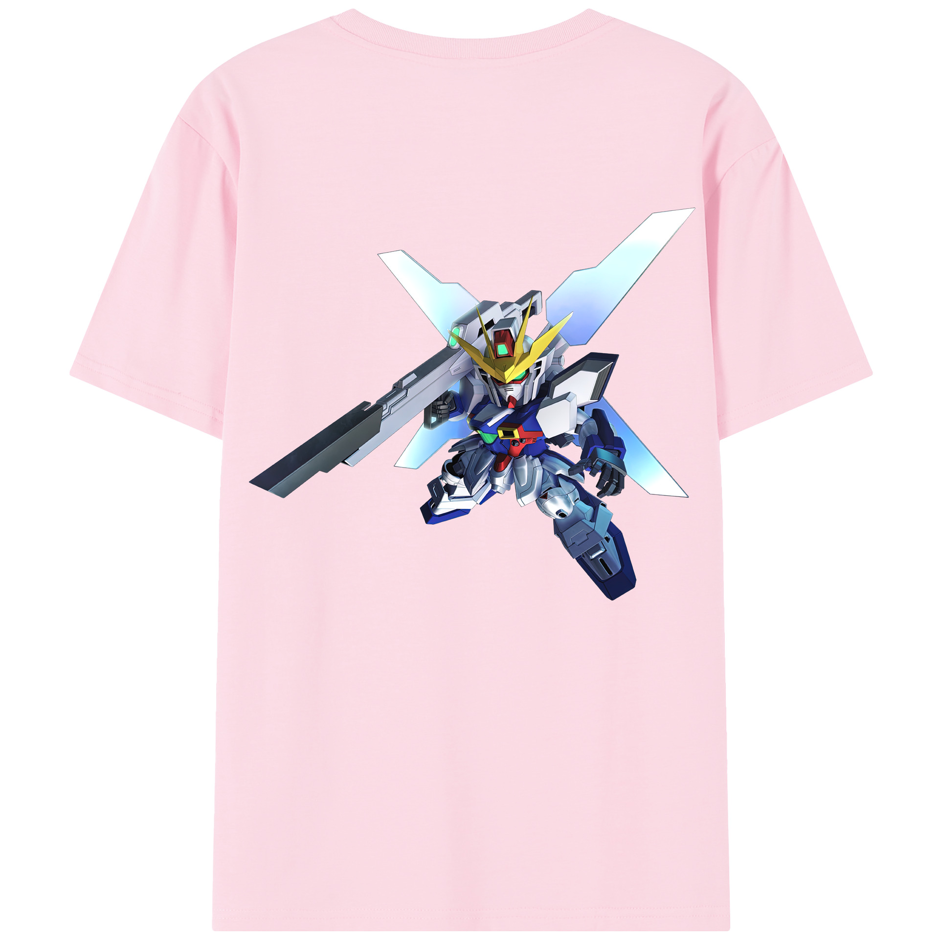 （画像用） 機動戦士ガンダム Mobile Suit Gundam 綿100％半袖Tシャツ（背面プリント）