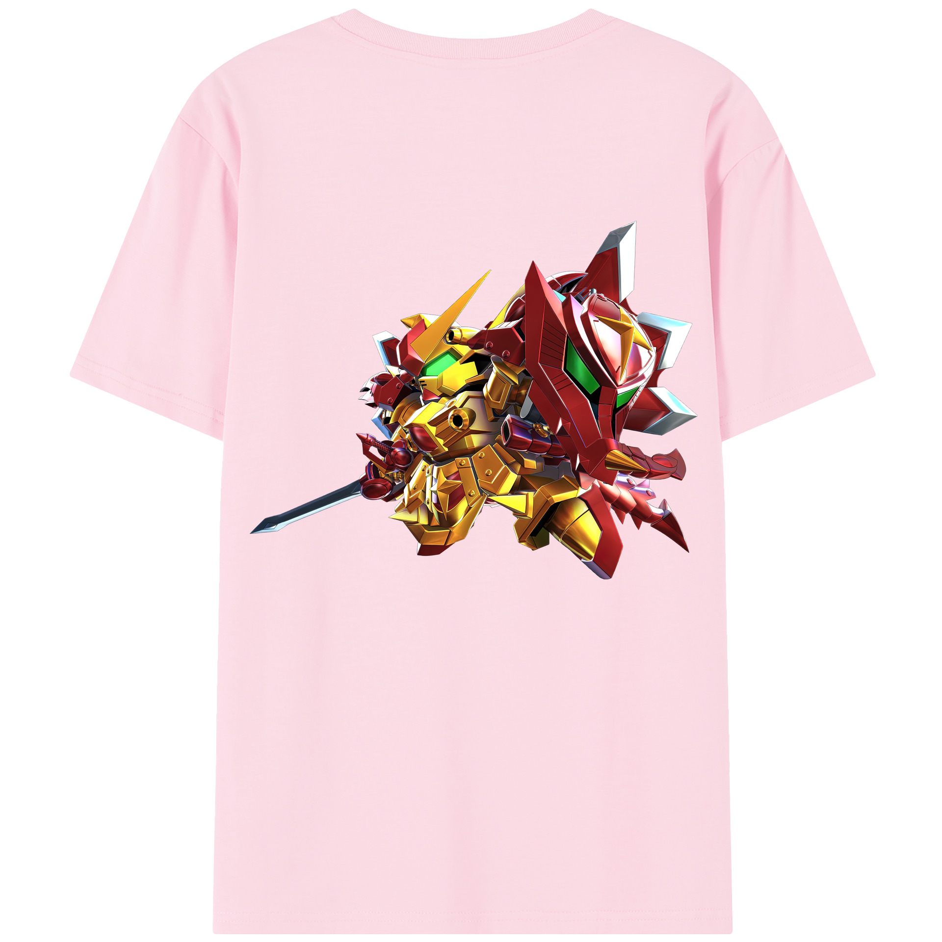 （画像用） 機動戦士ガンダム Mobile Suit Gundam 綿100％半袖Tシャツ（背面プリント）