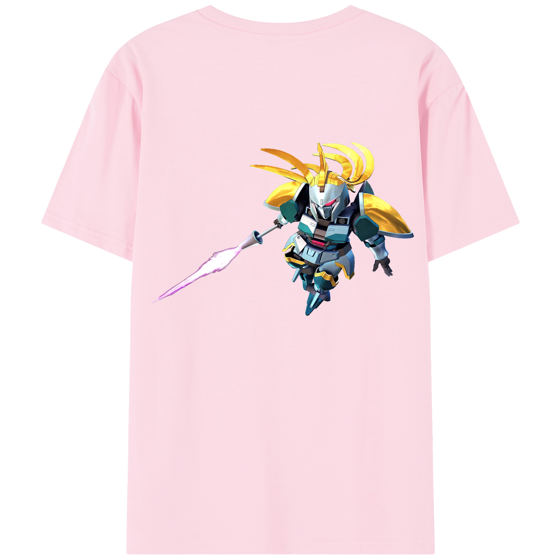 （画像用） 機動戦士ガンダム Mobile Suit Gundam 綿100％半袖Tシャツ（背面プリント）