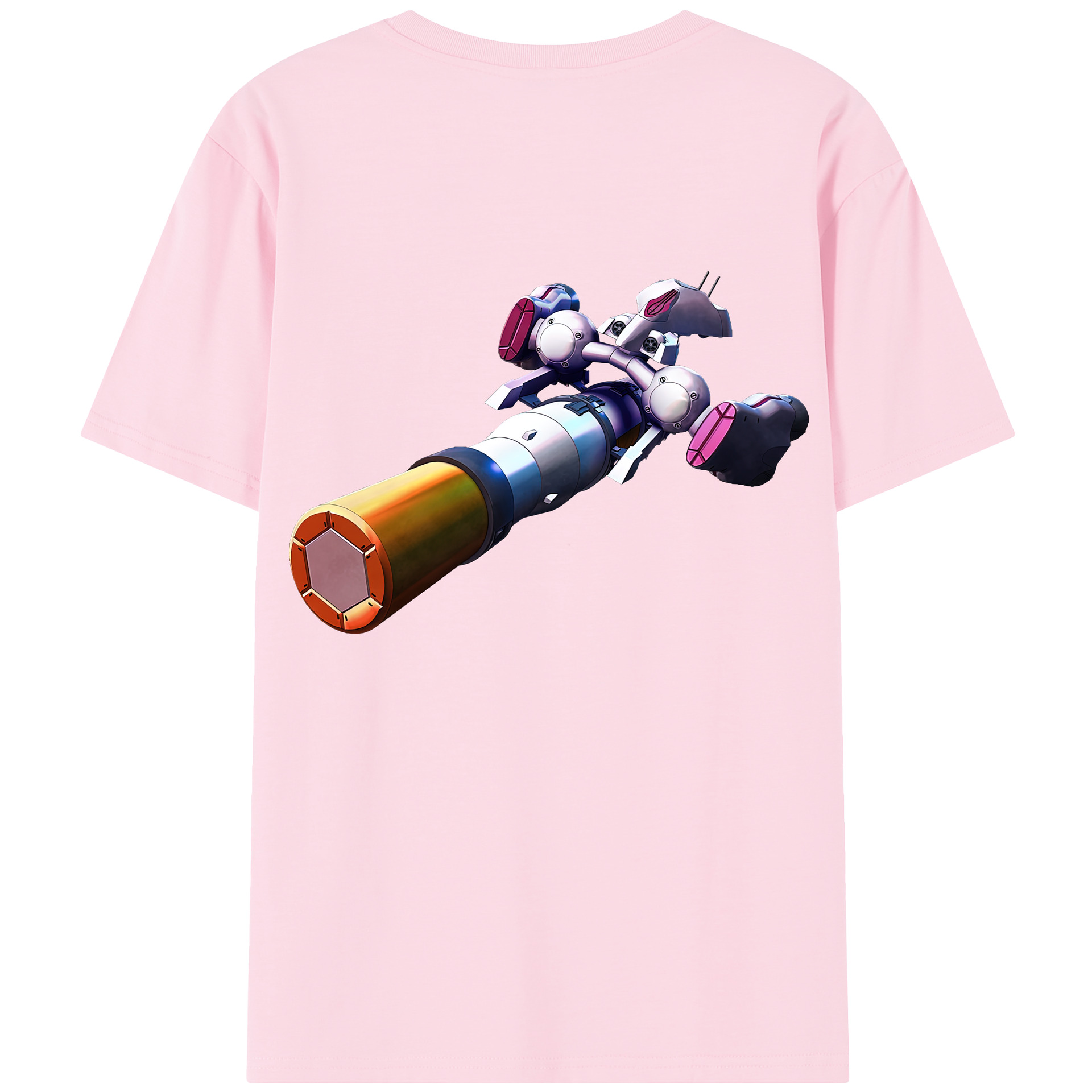 （画像用） 機動戦士ガンダム Mobile Suit Gundam 綿100％半袖Tシャツ（背面プリント）