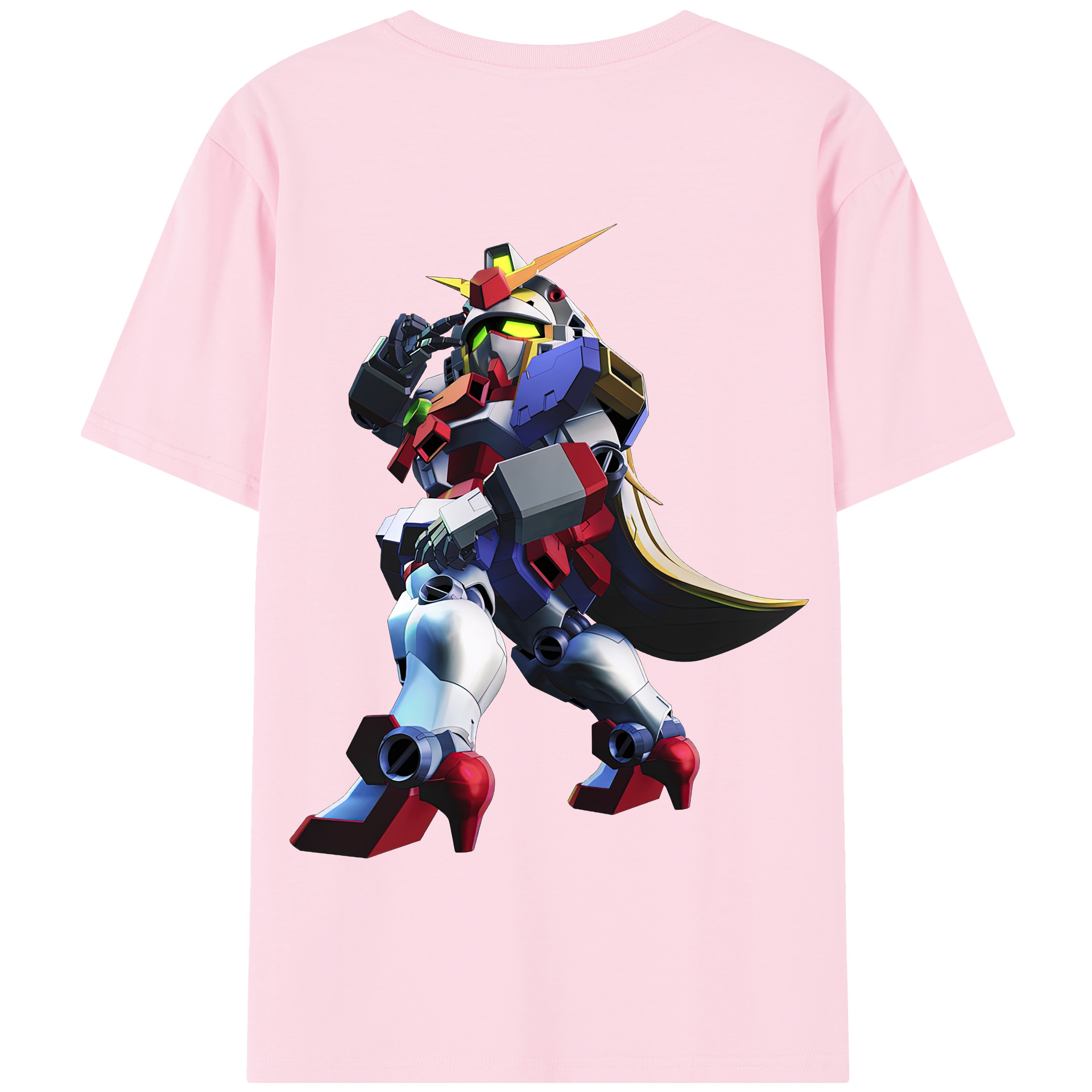 （画像用） 機動戦士ガンダム Mobile Suit Gundam 綿100％半袖Tシャツ（背面プリント）