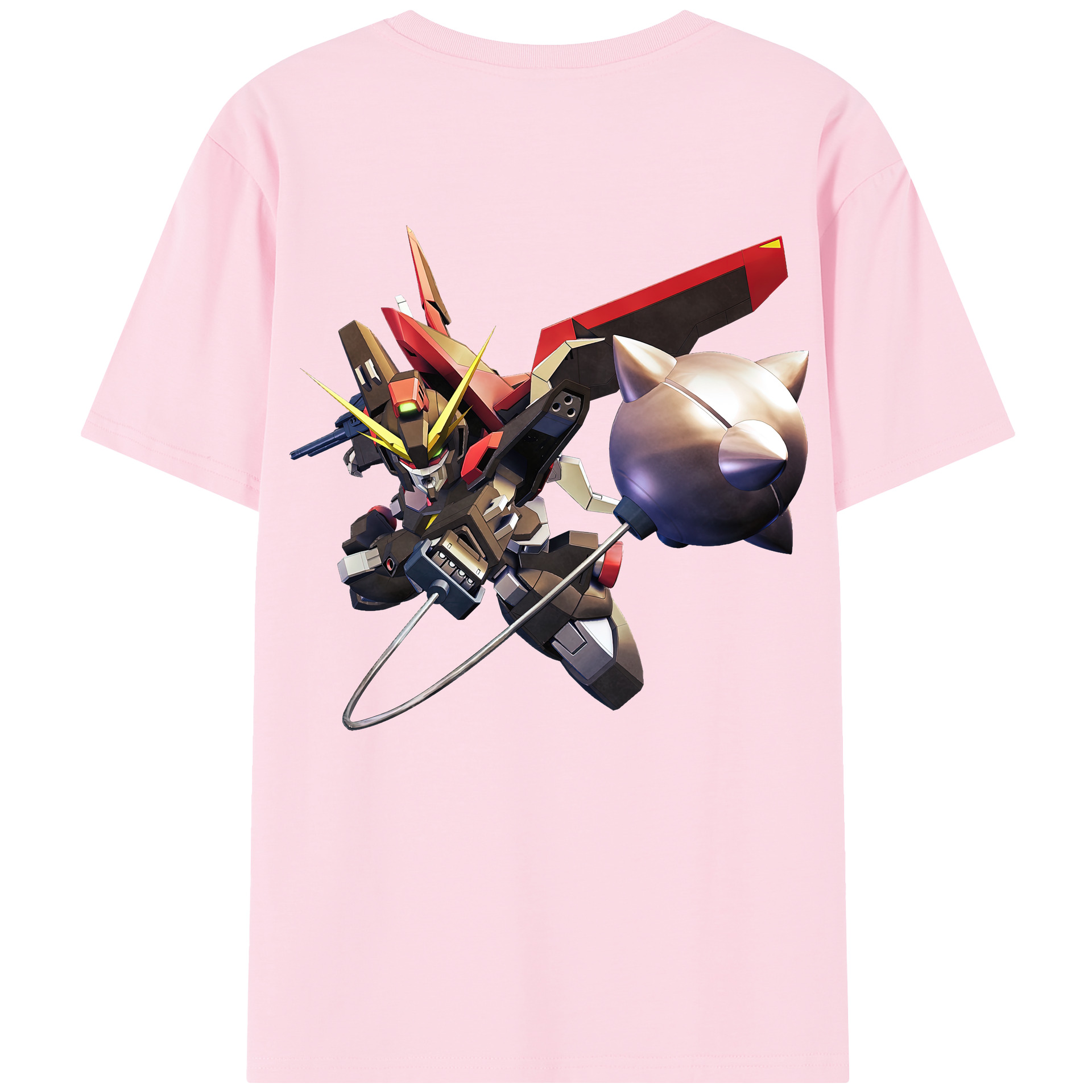 （画像用） 機動戦士ガンダム Mobile Suit Gundam 綿100％半袖Tシャツ（背面プリント）