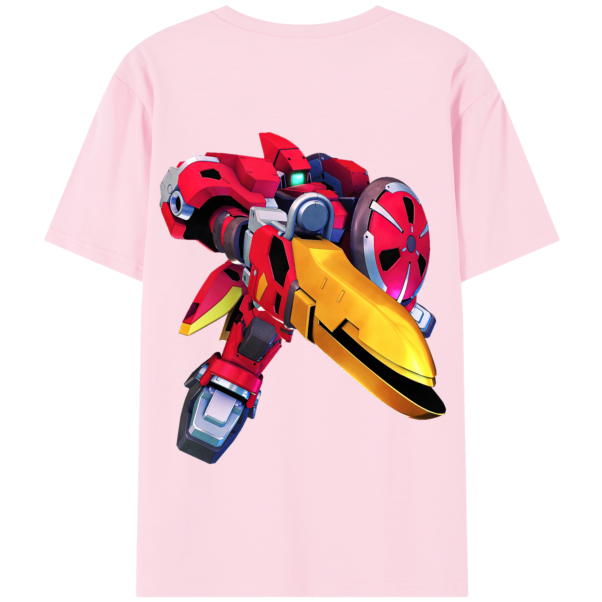 （画像用） 機動戦士ガンダム Mobile Suit Gundam 綿100％半袖Tシャツ（背面プリント）