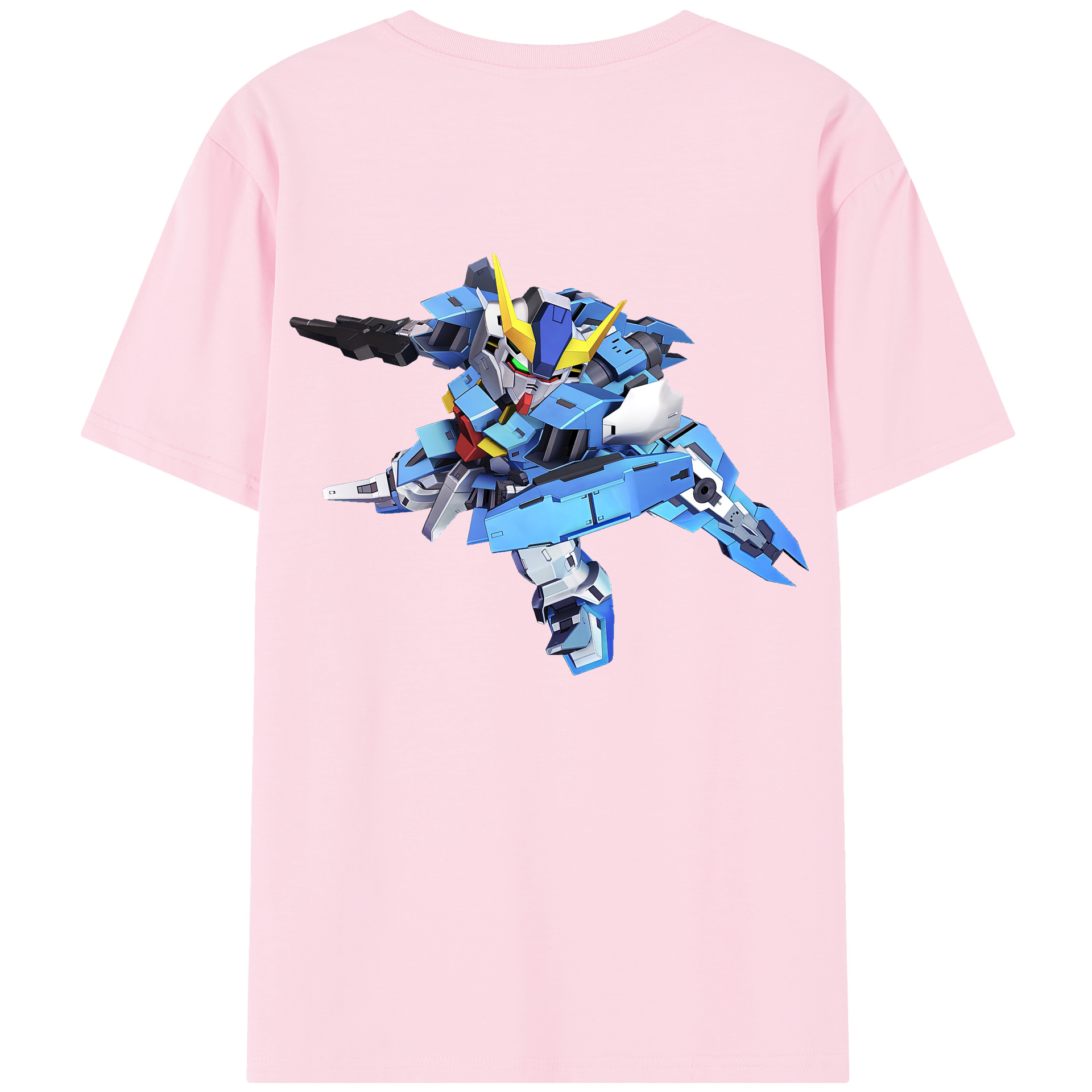 （画像用） 機動戦士ガンダム Mobile Suit Gundam 綿100％半袖Tシャツ（背面プリント）