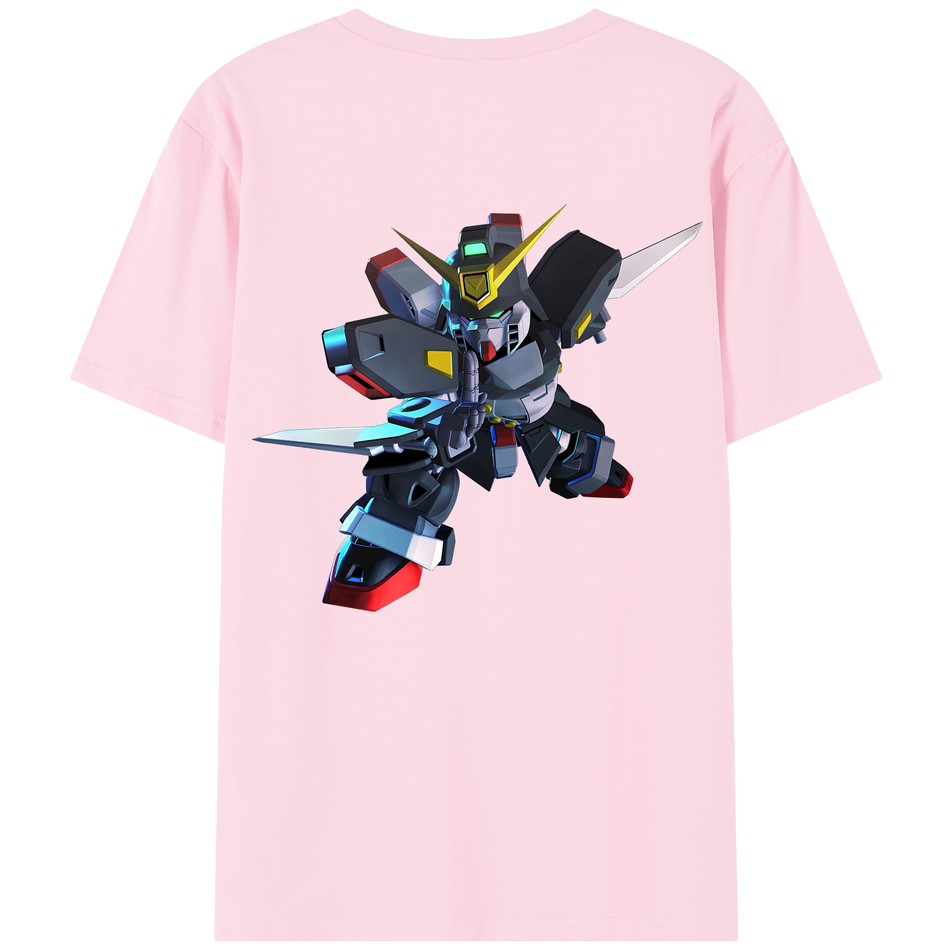 （画像用） 機動戦士ガンダム Mobile Suit Gundam 綿100％半袖Tシャツ（背面プリント）