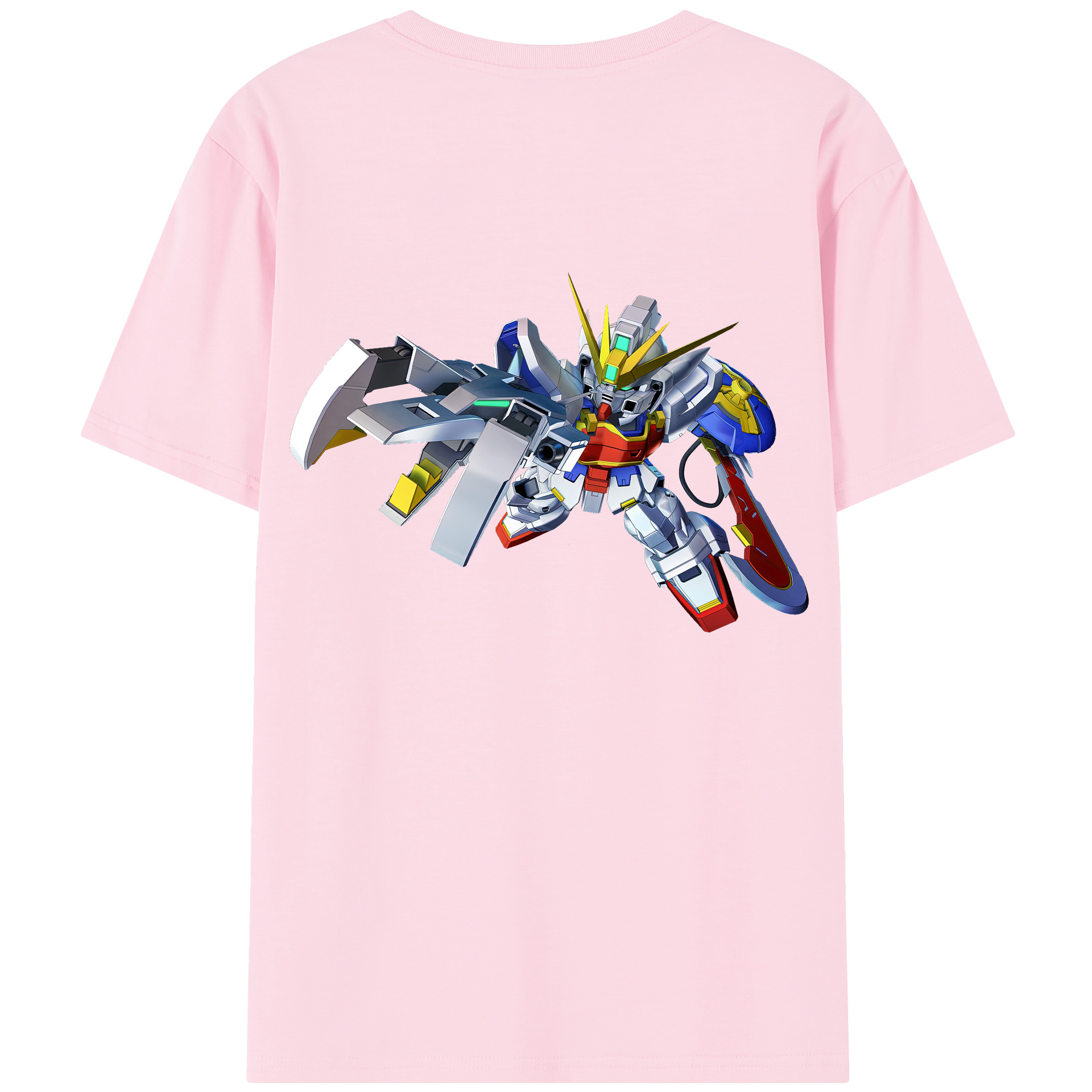 （画像用） 機動戦士ガンダム Mobile Suit Gundam 綿100％半袖Tシャツ（背面プリント）