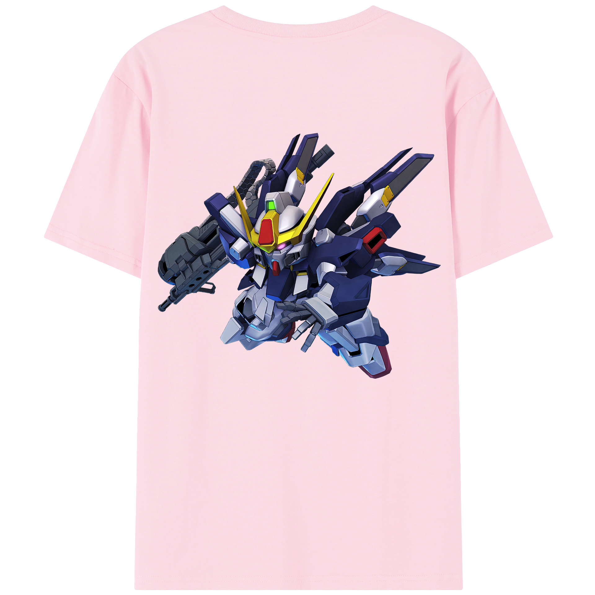 （画像用） 機動戦士ガンダム Mobile Suit Gundam 綿100％半袖Tシャツ（背面プリント）