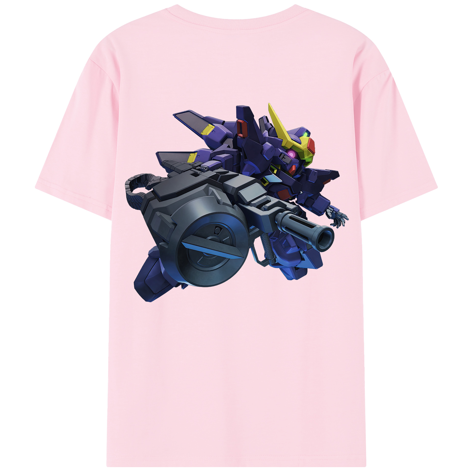 （画像用） 機動戦士ガンダム Mobile Suit Gundam 綿100％半袖Tシャツ（背面プリント）