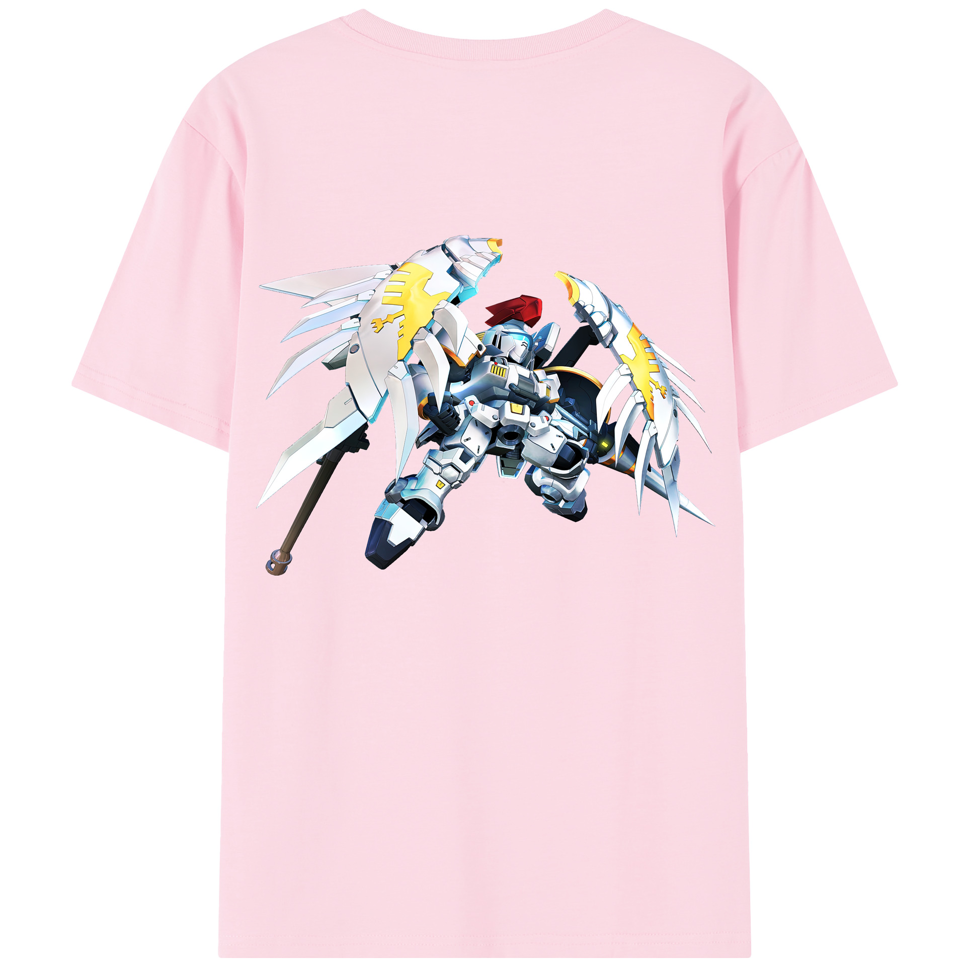 （画像用） 機動戦士ガンダム Mobile Suit Gundam 綿100％半袖Tシャツ（背面プリント）