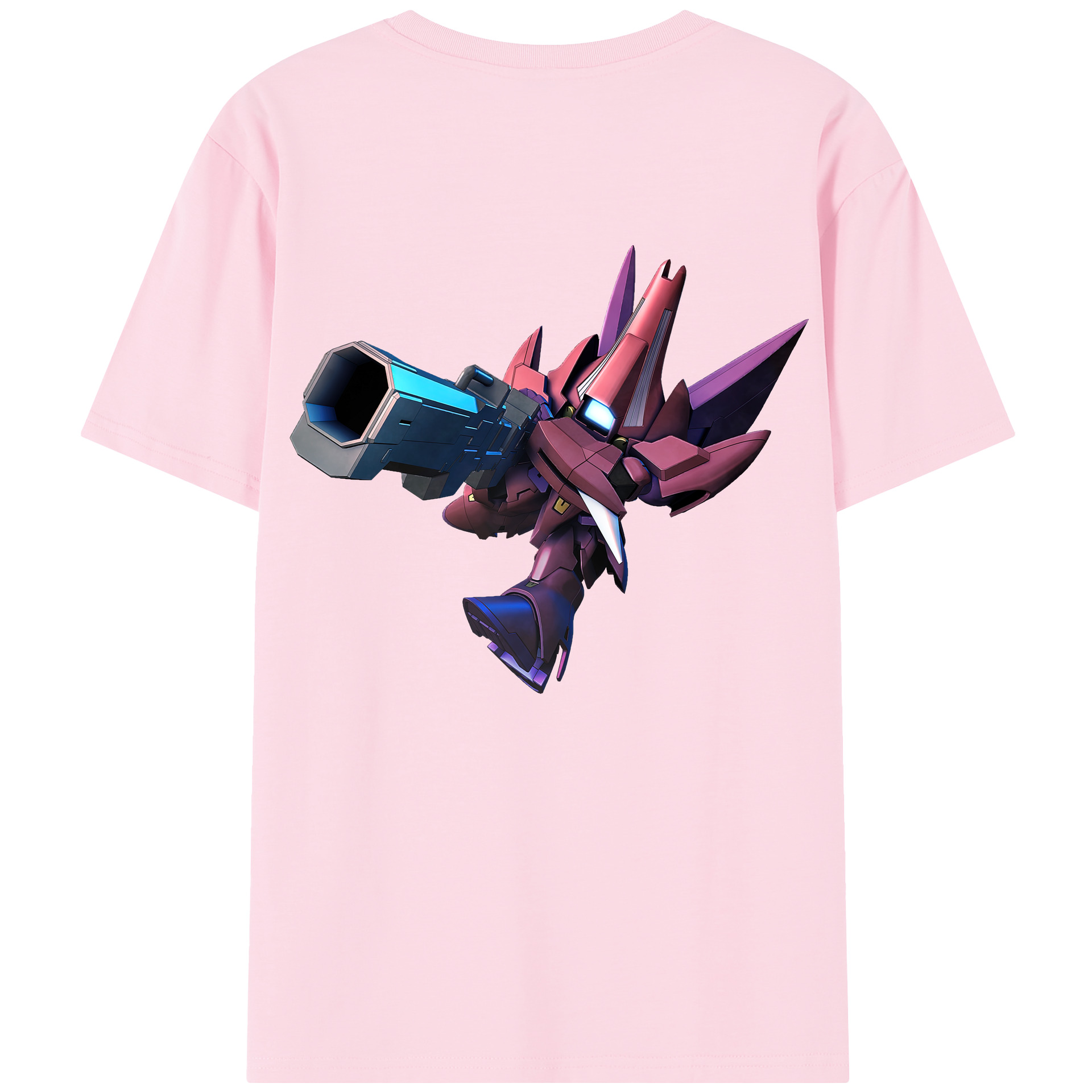 （画像用） 機動戦士ガンダム Mobile Suit Gundam 綿100％半袖Tシャツ（背面プリント）