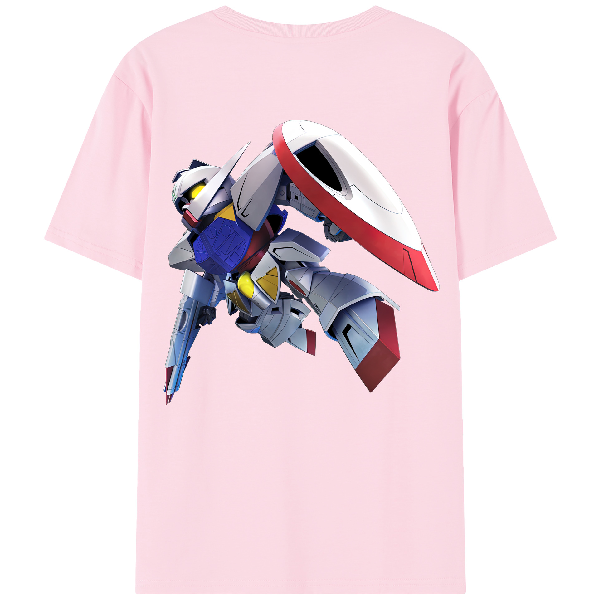 （画像用） 機動戦士ガンダム Mobile Suit Gundam 綿100％半袖Tシャツ（背面プリント）