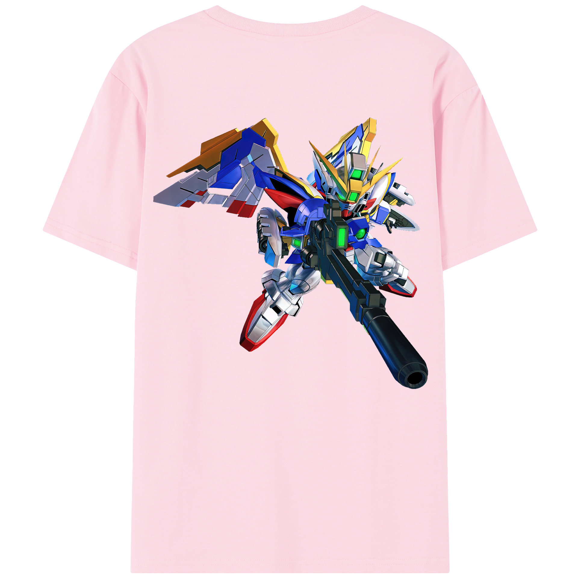 （画像用） 機動戦士ガンダム Mobile Suit Gundam 綿100％半袖Tシャツ（背面プリント）