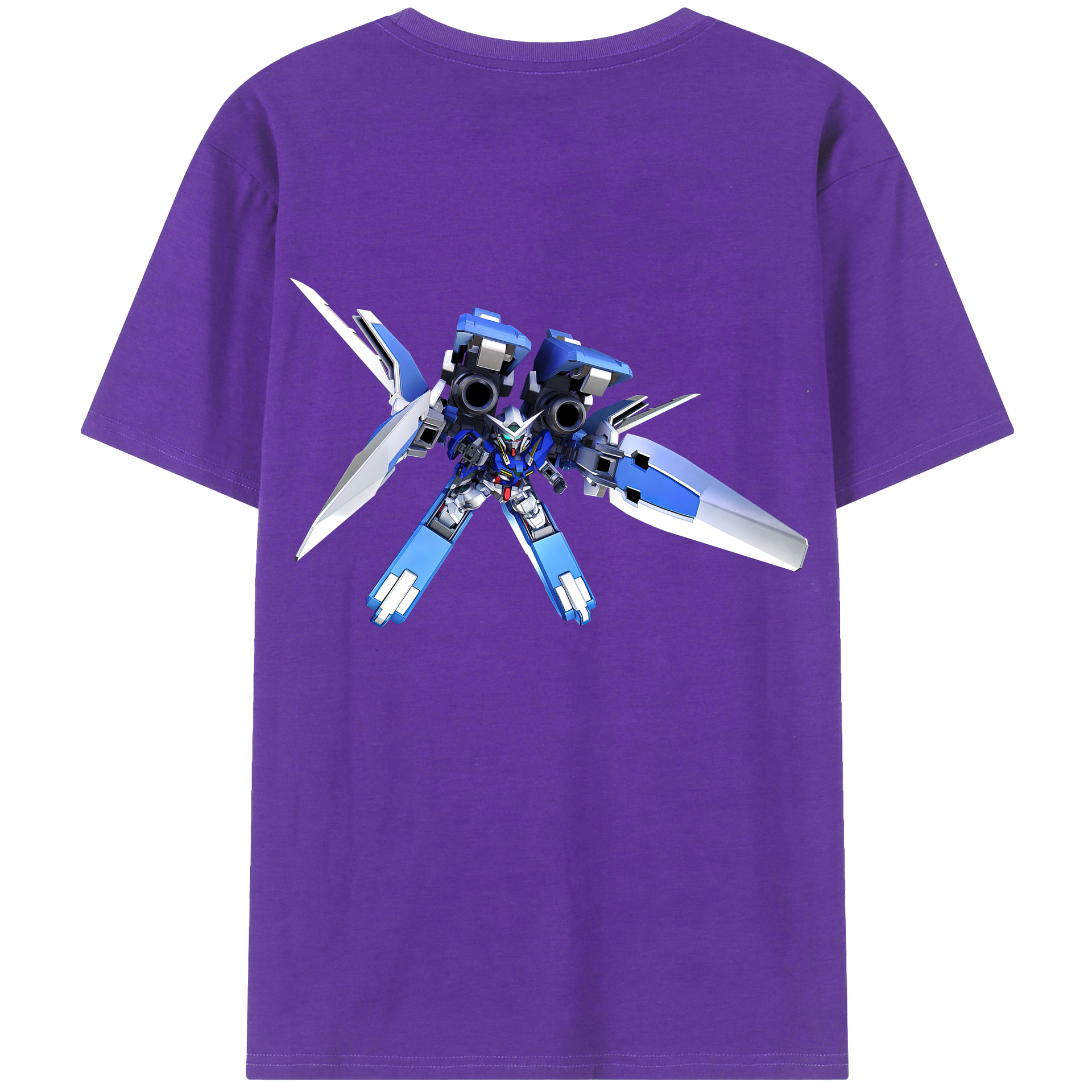 （画像用） 機動戦士ガンダム Mobile Suit Gundam 綿100％半袖Tシャツ（背面プリント）