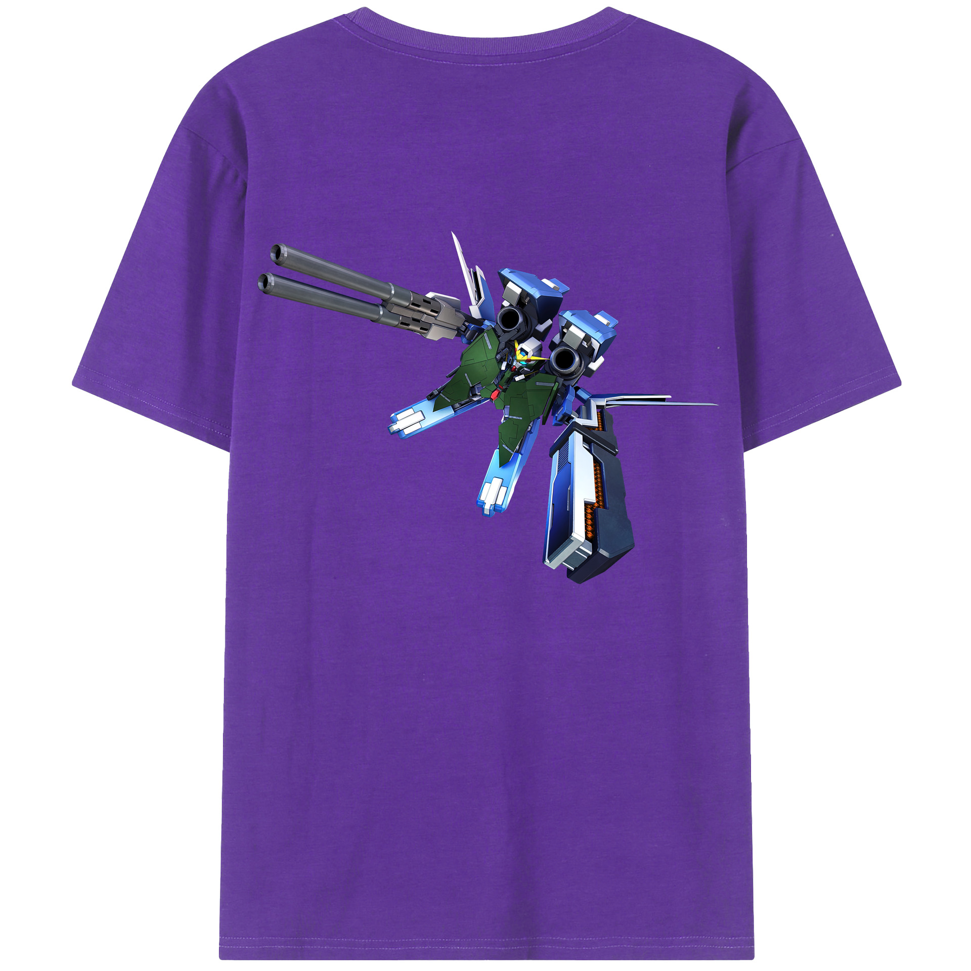 （画像用） 機動戦士ガンダム Mobile Suit Gundam 綿100％半袖Tシャツ（背面プリント）