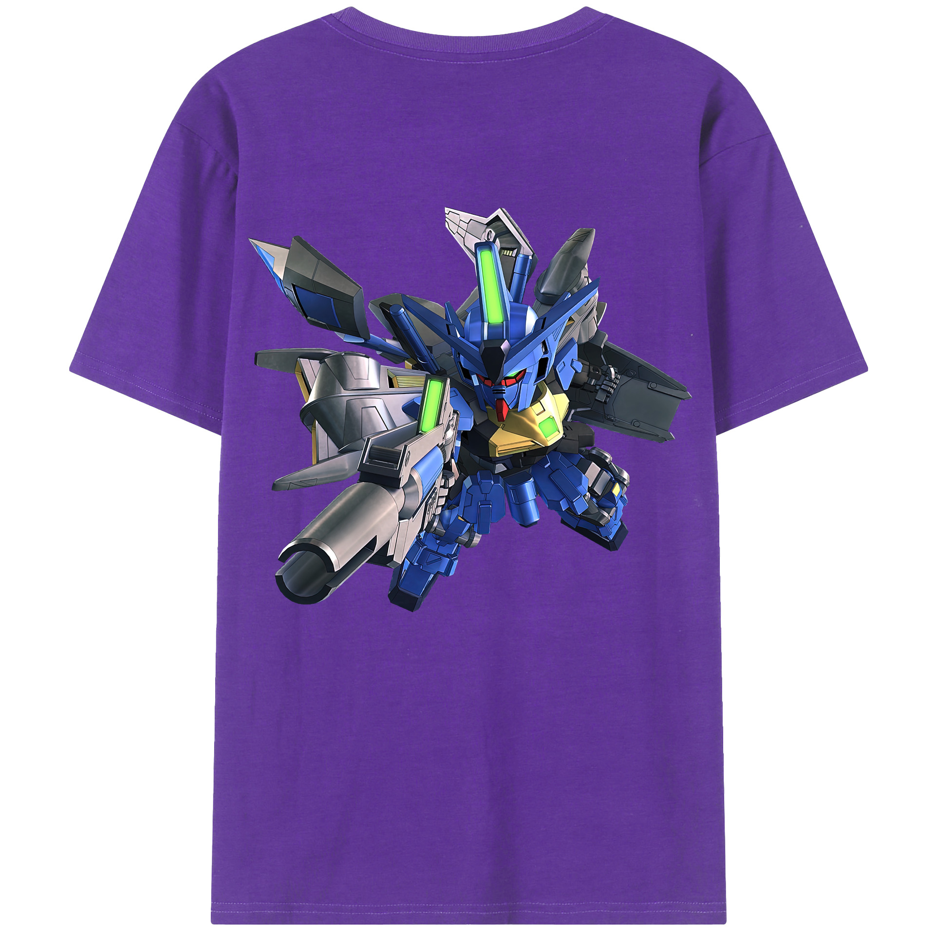 （画像用） 機動戦士ガンダム Mobile Suit Gundam 綿100％半袖Tシャツ（背面プリント）
