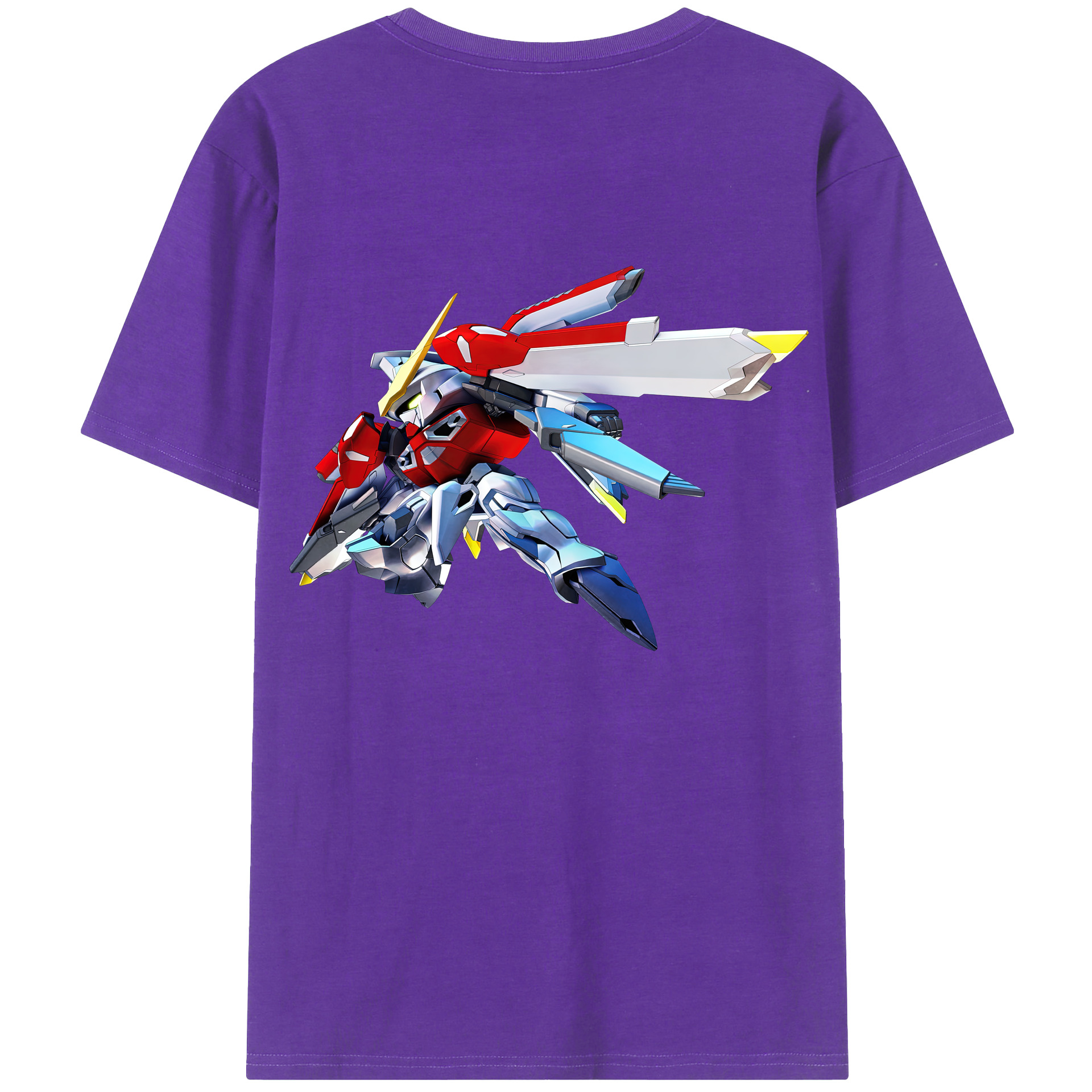（画像用） 機動戦士ガンダム Mobile Suit Gundam 綿100％半袖Tシャツ（背面プリント）