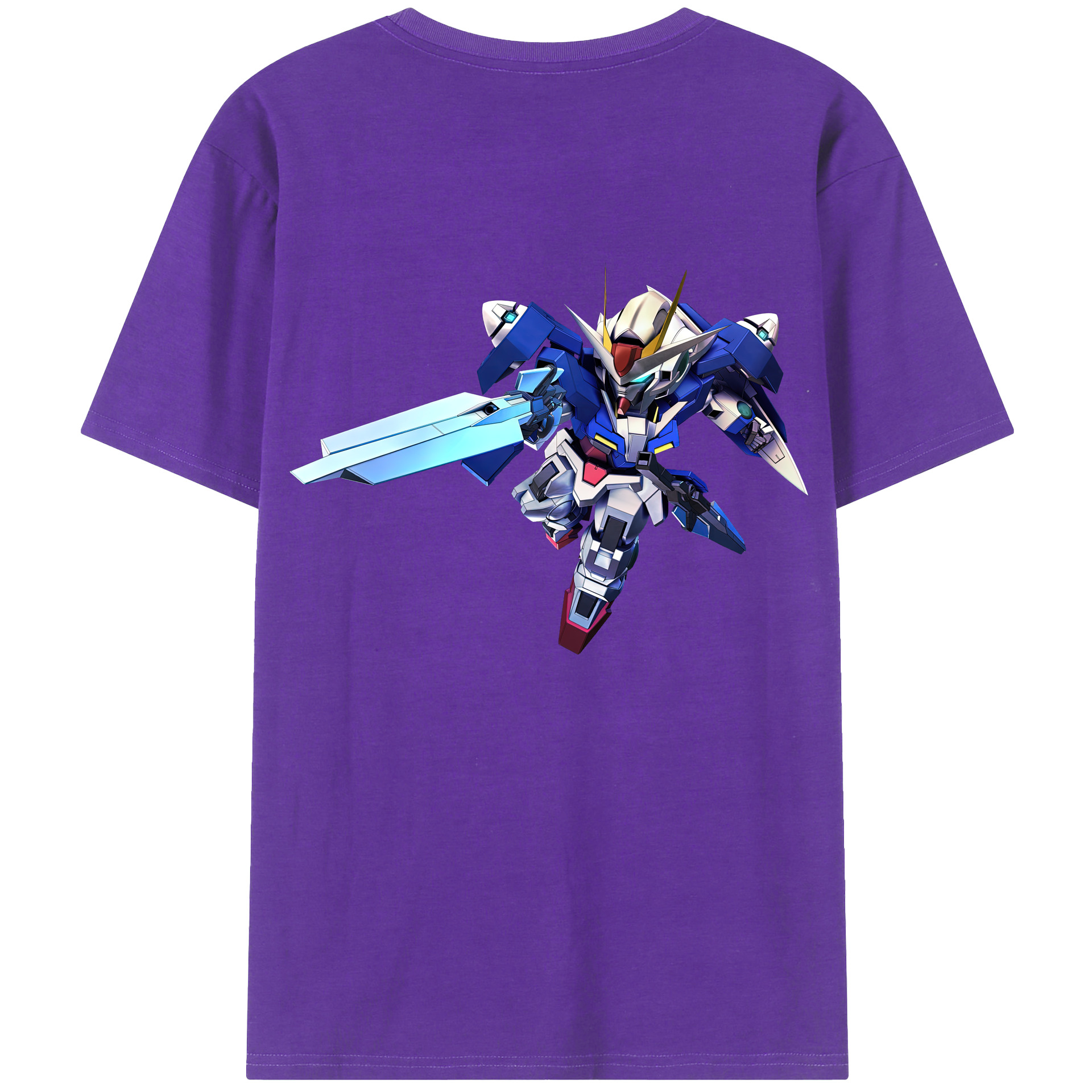 （画像用） 機動戦士ガンダム Mobile Suit Gundam 綿100％半袖Tシャツ（背面プリント）