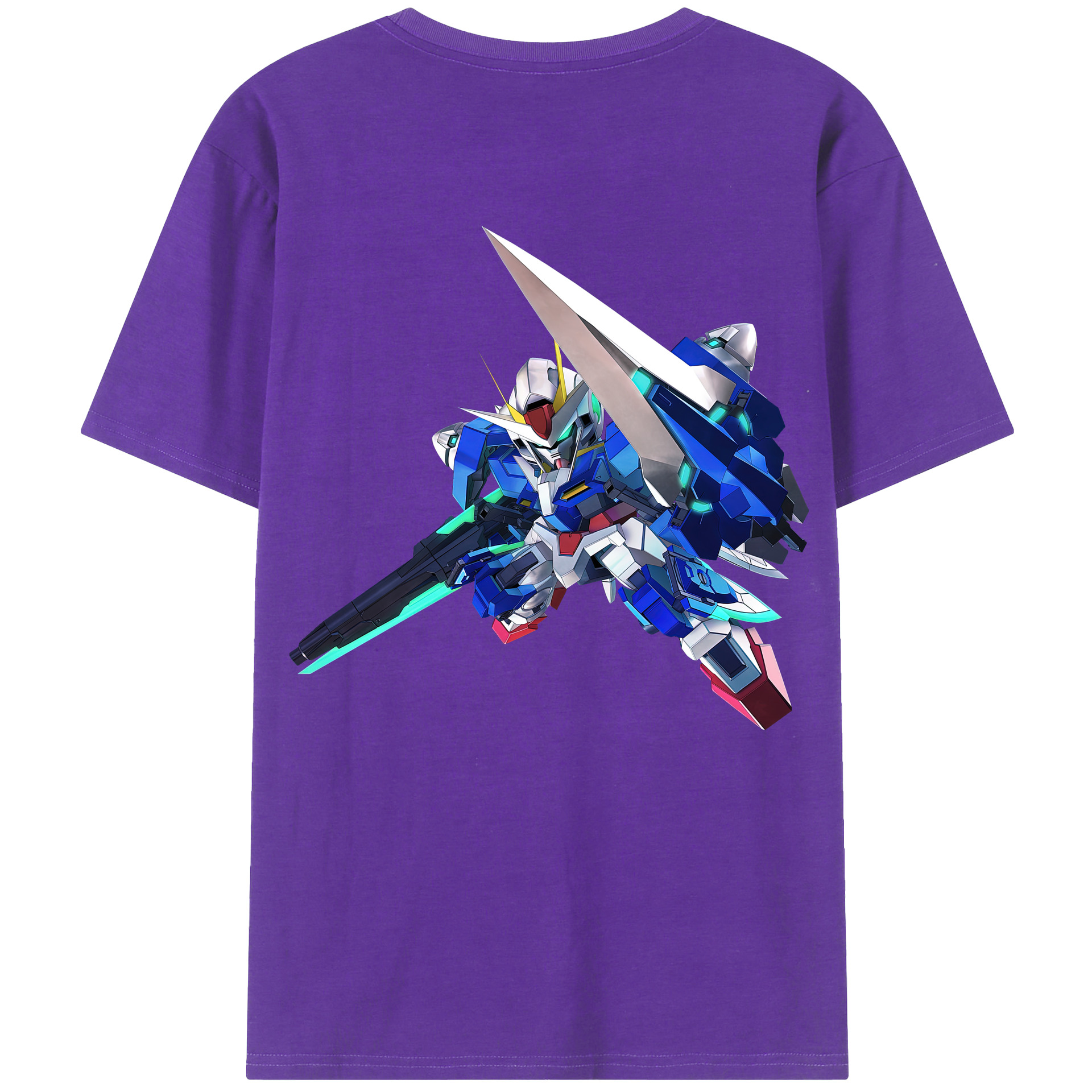 （画像用） 機動戦士ガンダム Mobile Suit Gundam 綿100％半袖Tシャツ（背面プリント）