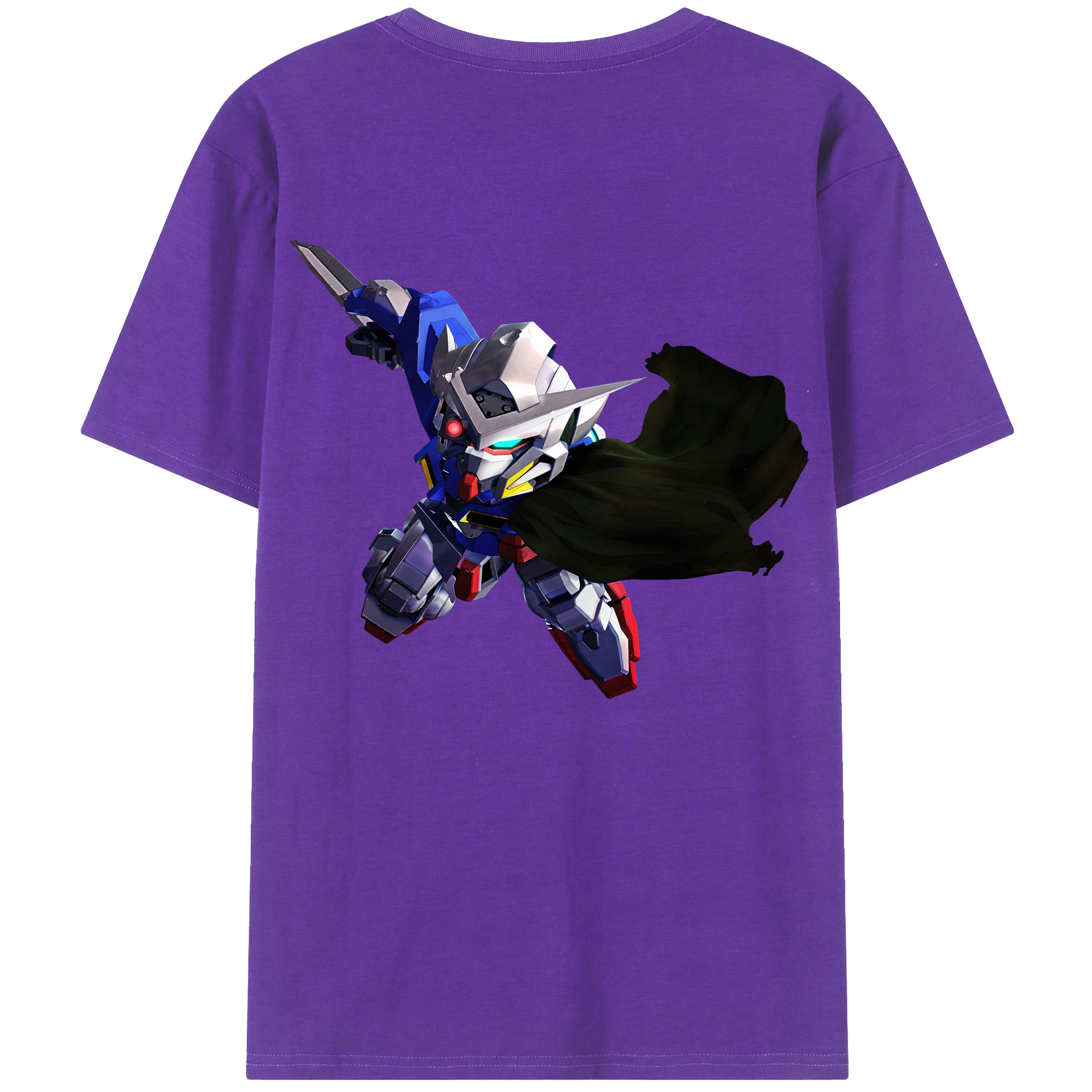 （画像用） 機動戦士ガンダム Mobile Suit Gundam 綿100％半袖Tシャツ（背面プリント）