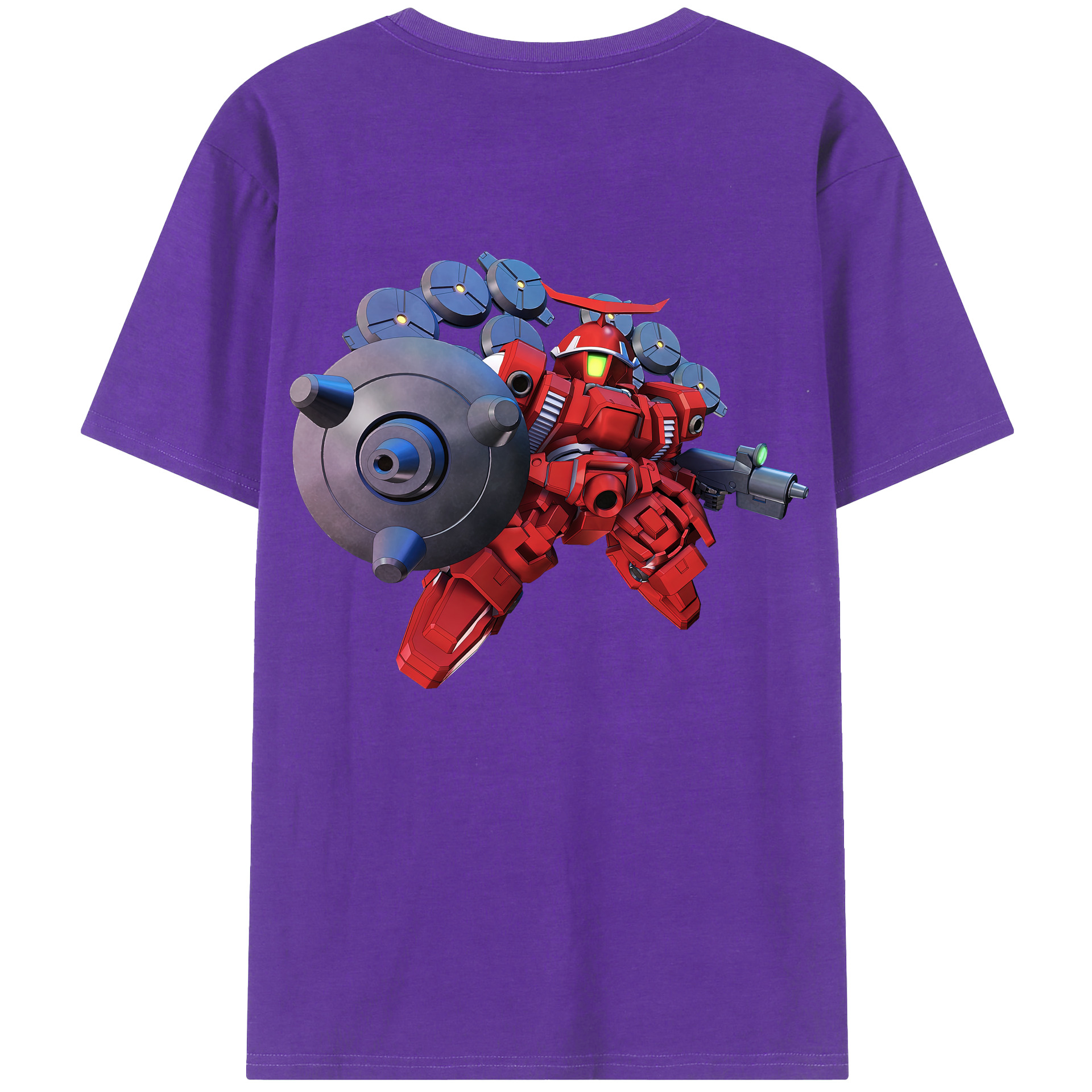 （画像用） 機動戦士ガンダム Mobile Suit Gundam 綿100％半袖Tシャツ（背面プリント）