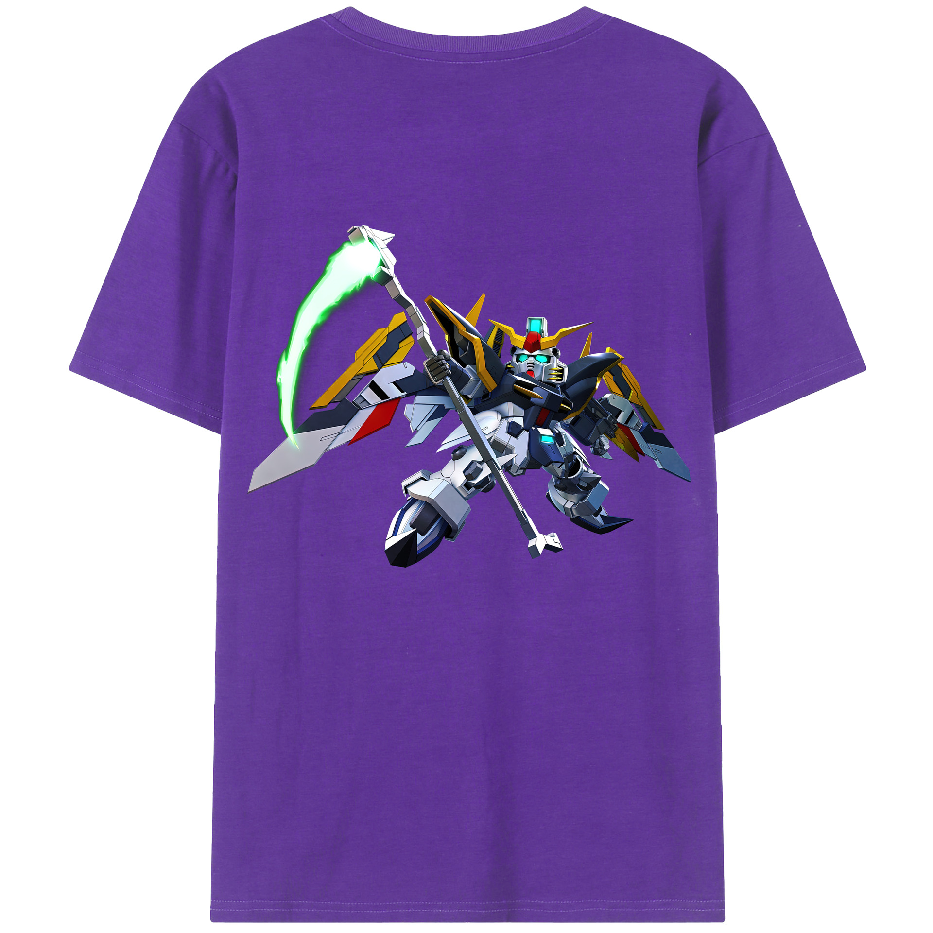 （画像用） 機動戦士ガンダム Mobile Suit Gundam 綿100％半袖Tシャツ（背面プリント）