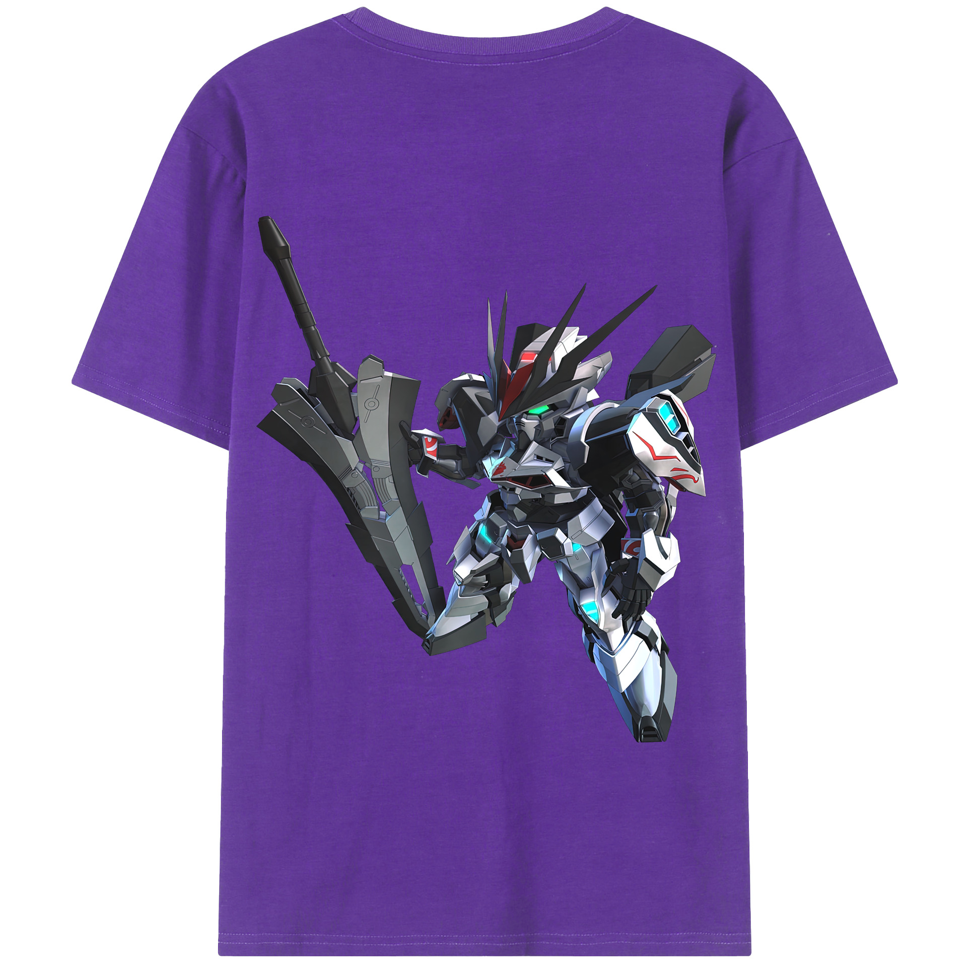 （画像用） 機動戦士ガンダム Mobile Suit Gundam 綿100％半袖Tシャツ（背面プリント）