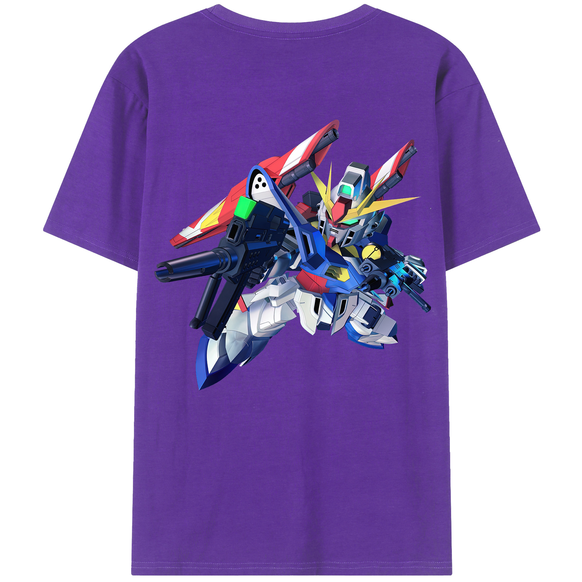 （画像用） 機動戦士ガンダム Mobile Suit Gundam 綿100％半袖Tシャツ（背面プリント）