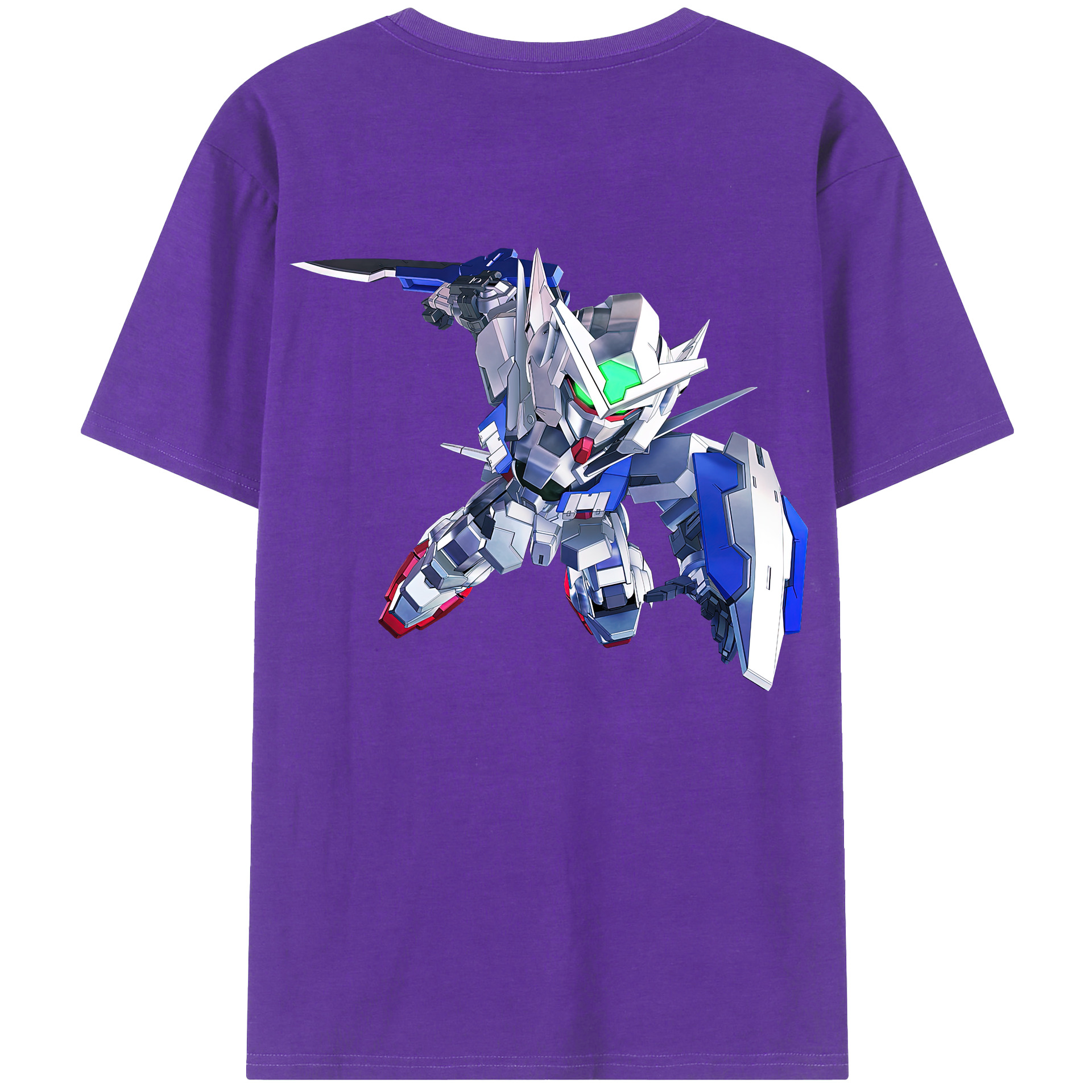 （画像用） 機動戦士ガンダム Mobile Suit Gundam 綿100％半袖Tシャツ（背面プリント）