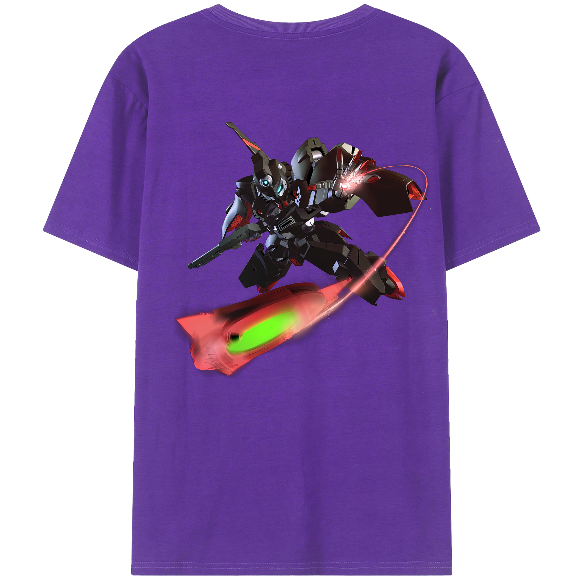 （画像用） 機動戦士ガンダム Mobile Suit Gundam 綿100％半袖Tシャツ（背面プリント）