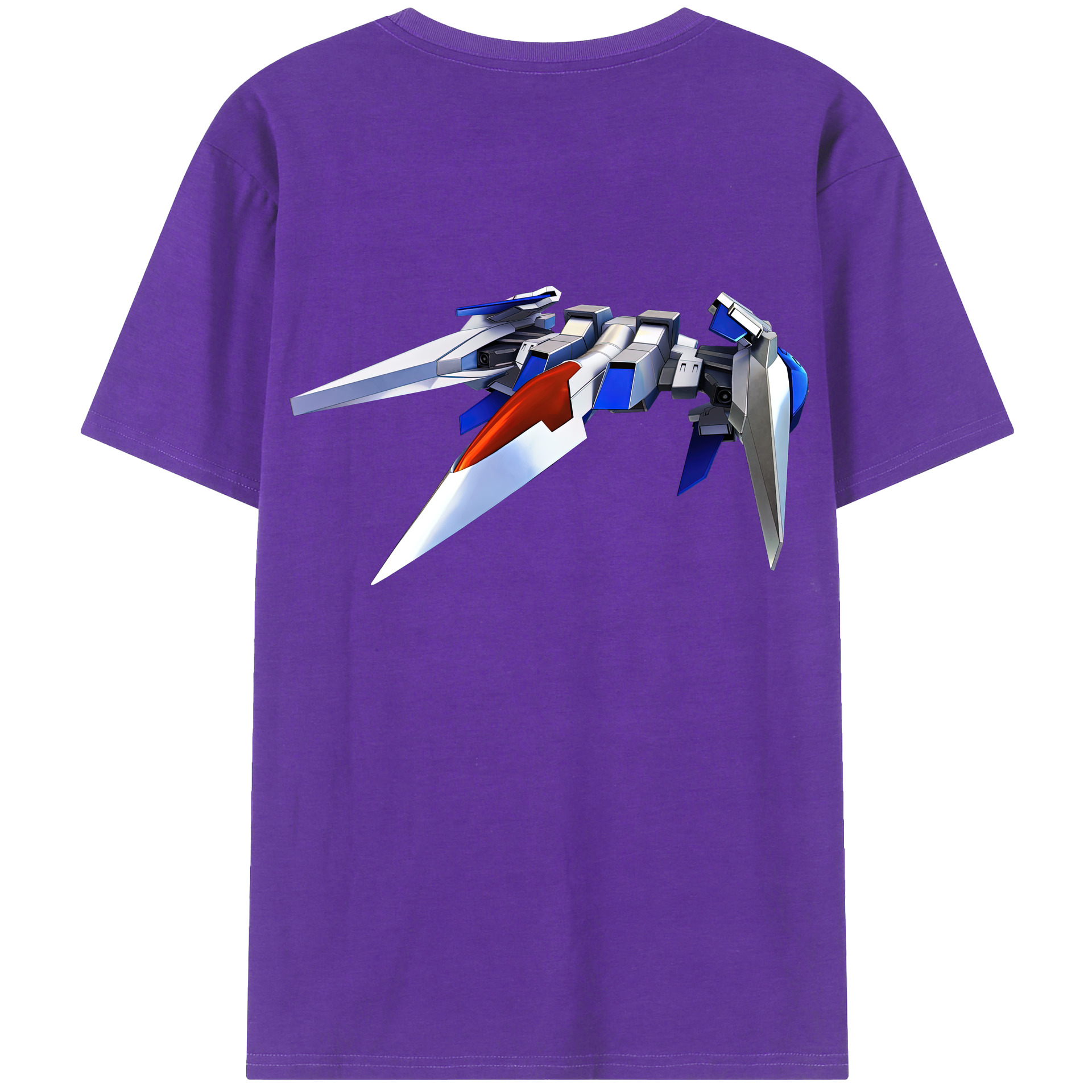 （画像用） 機動戦士ガンダム Mobile Suit Gundam 綿100％半袖Tシャツ（背面プリント）