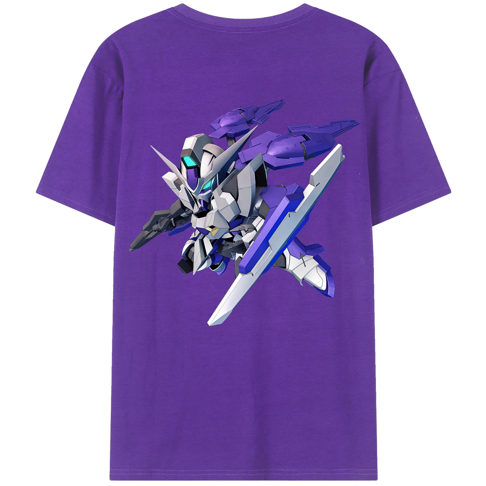 （画像用） 機動戦士ガンダム Mobile Suit Gundam 綿100％半袖Tシャツ（背面プリント）