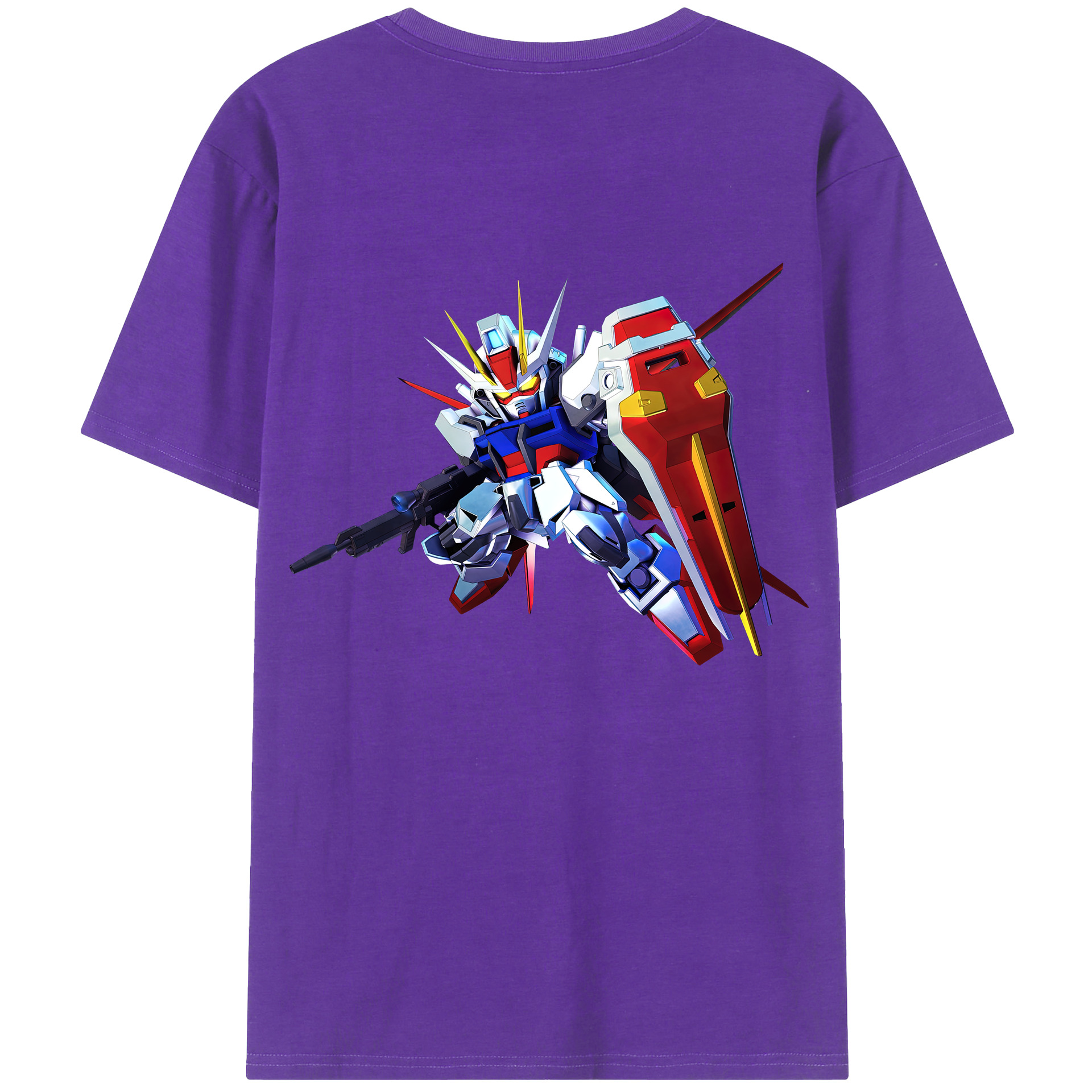 （画像用） 機動戦士ガンダム Mobile Suit Gundam 綿100％半袖Tシャツ（背面プリント）