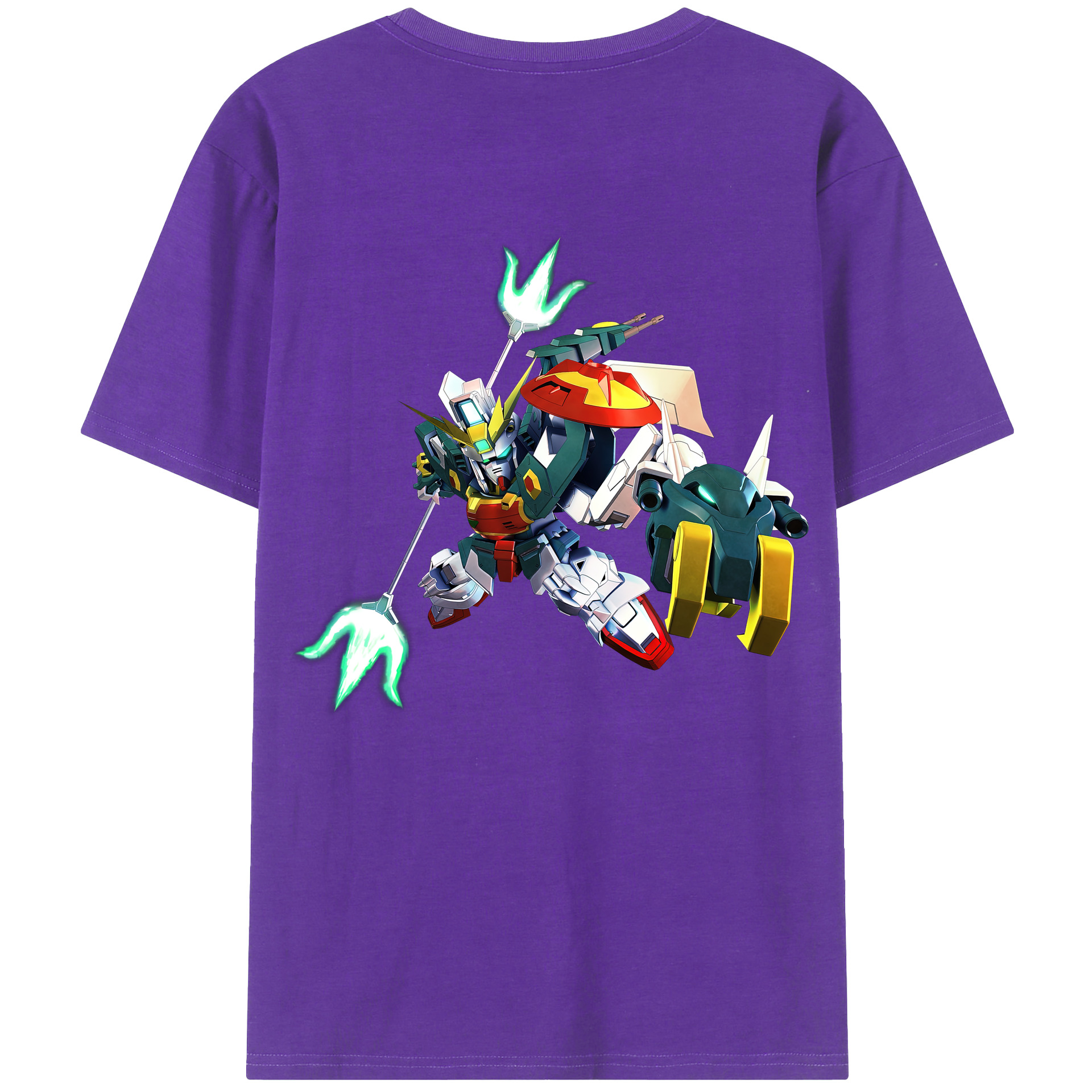 （画像用） 機動戦士ガンダム Mobile Suit Gundam 綿100％半袖Tシャツ（背面プリント）
