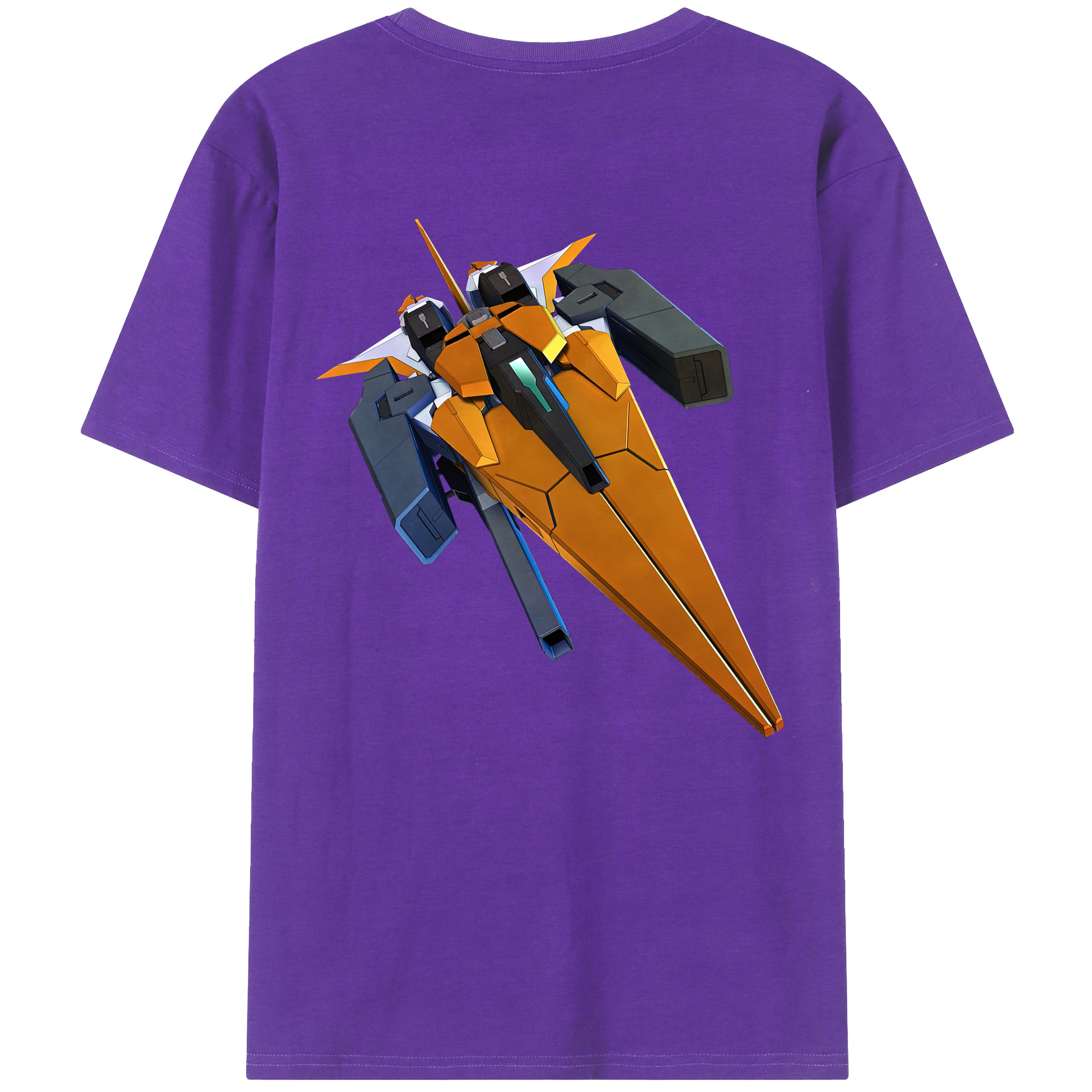（画像用） 機動戦士ガンダム Mobile Suit Gundam 綿100％半袖Tシャツ（背面プリント）
