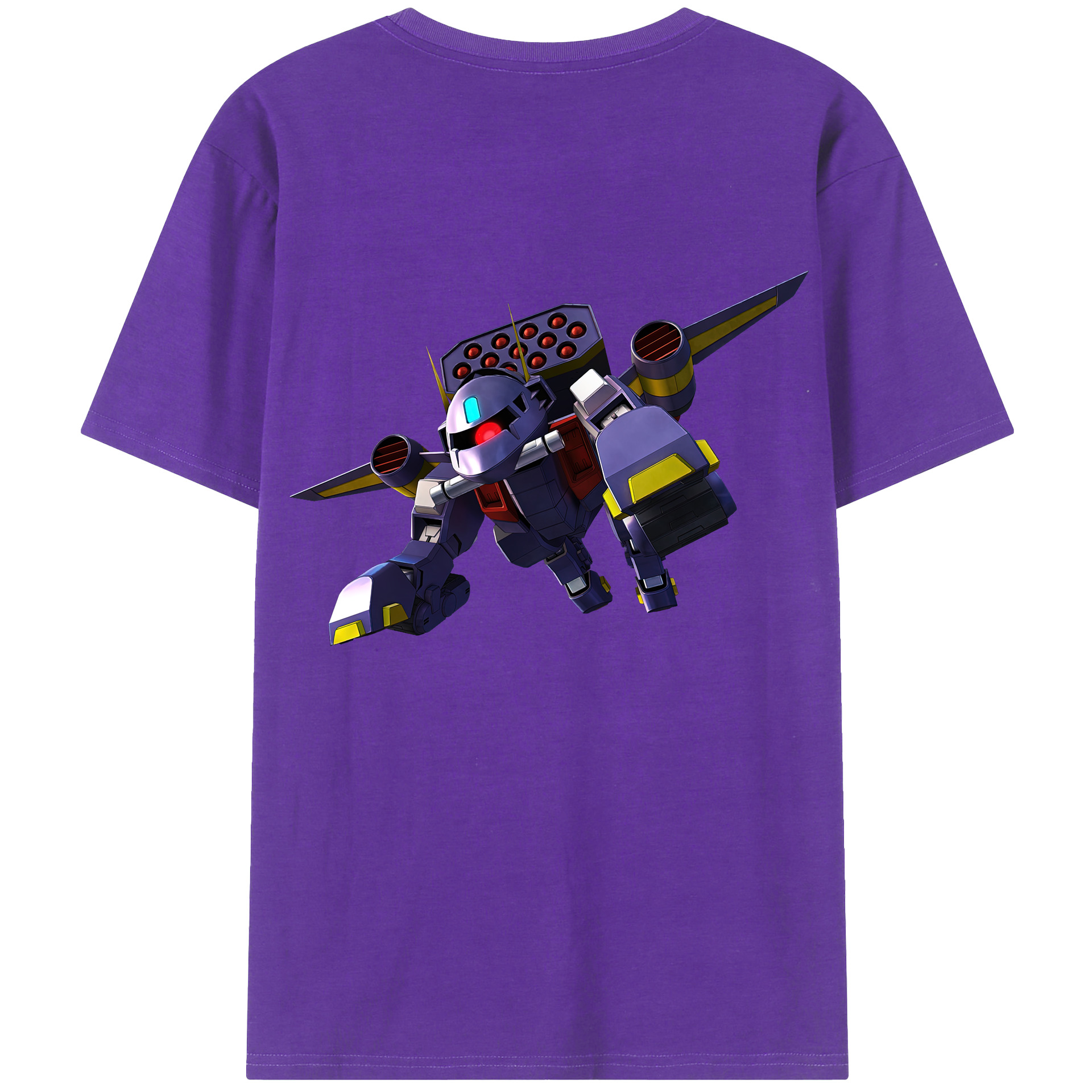 （画像用） 機動戦士ガンダム Mobile Suit Gundam 綿100％半袖Tシャツ（背面プリント）