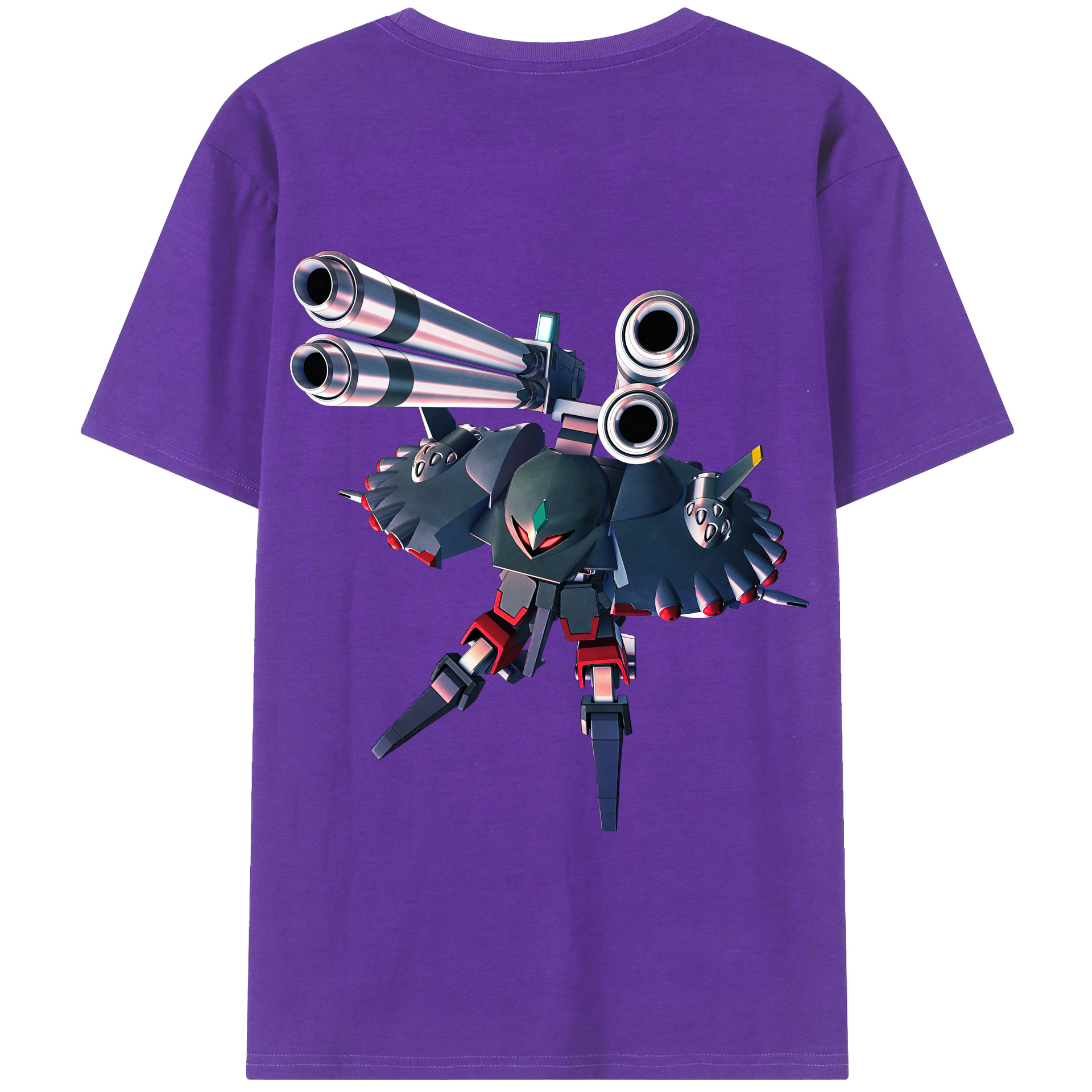 （画像用） 機動戦士ガンダム Mobile Suit Gundam 綿100％半袖Tシャツ（背面プリント）