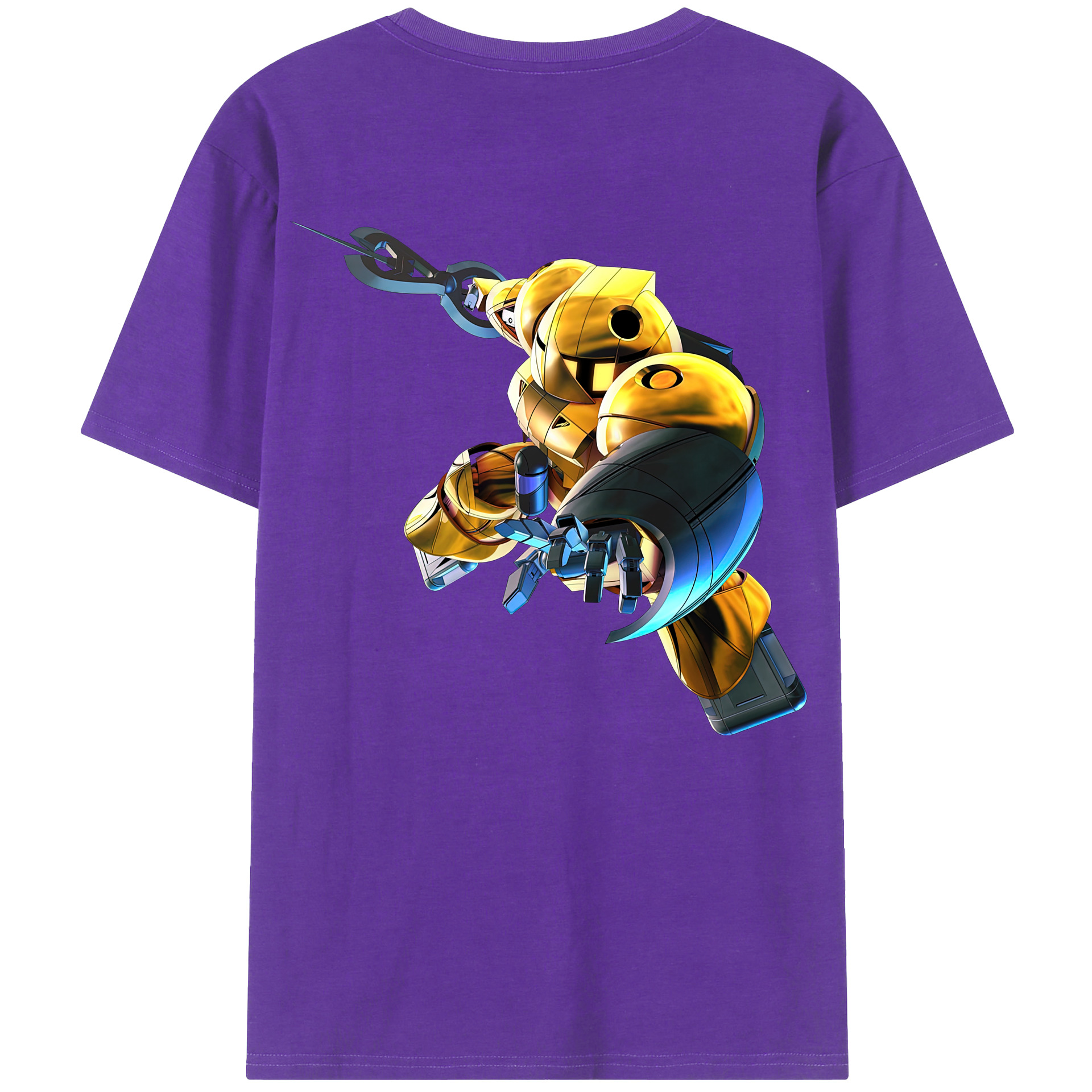 （画像用） 機動戦士ガンダム Mobile Suit Gundam 綿100％半袖Tシャツ（背面プリント）