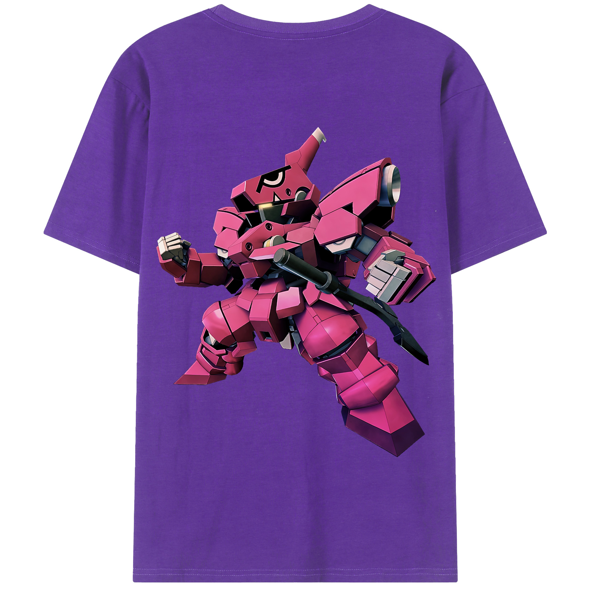 （画像用） 機動戦士ガンダム Mobile Suit Gundam 綿100％半袖Tシャツ（背面プリント）