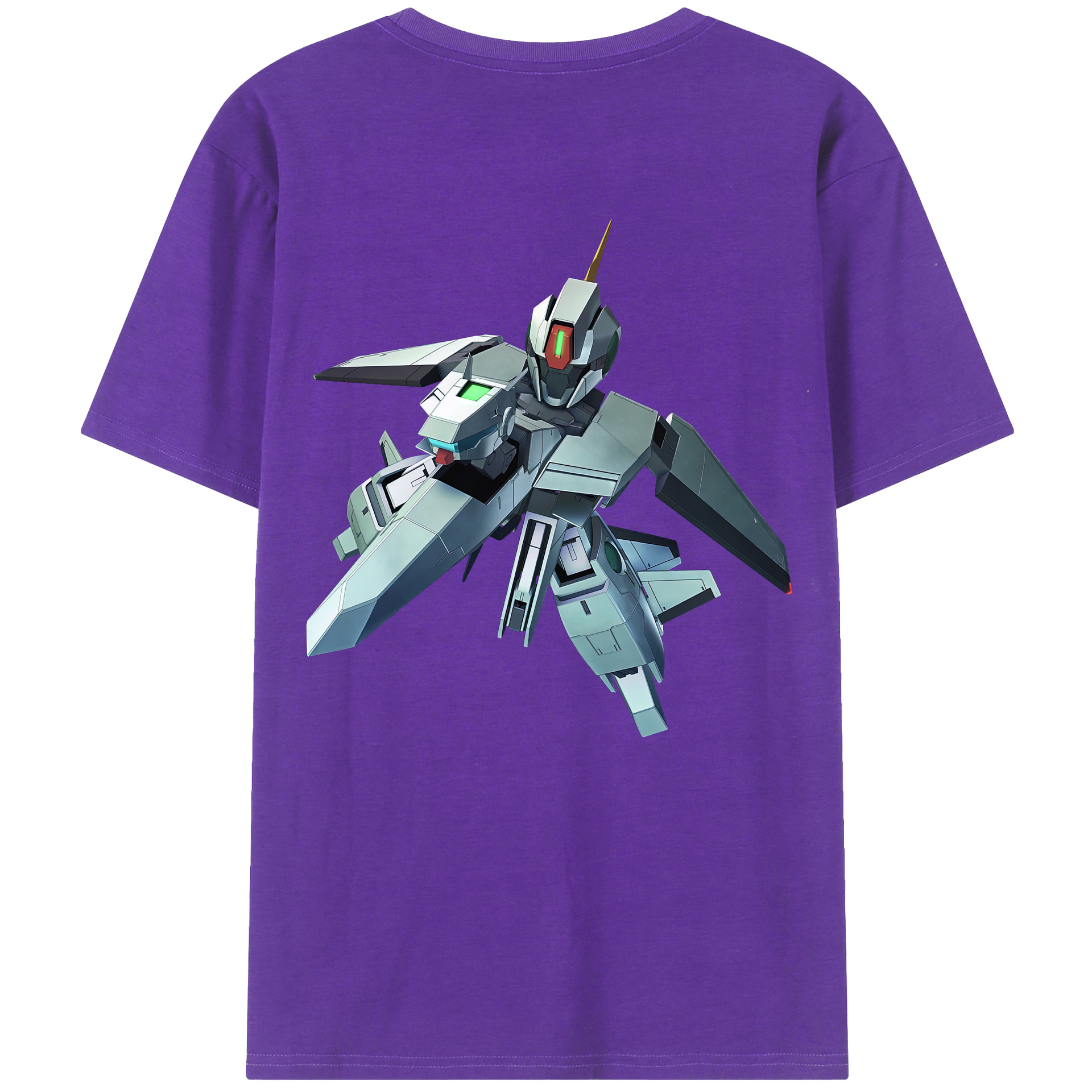 （画像用） 機動戦士ガンダム Mobile Suit Gundam 綿100％半袖Tシャツ（背面プリント）