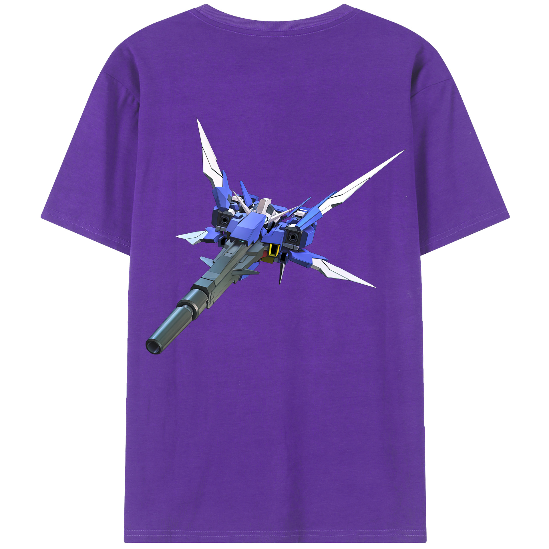 （画像用） 機動戦士ガンダム Mobile Suit Gundam 綿100％半袖Tシャツ（背面プリント）