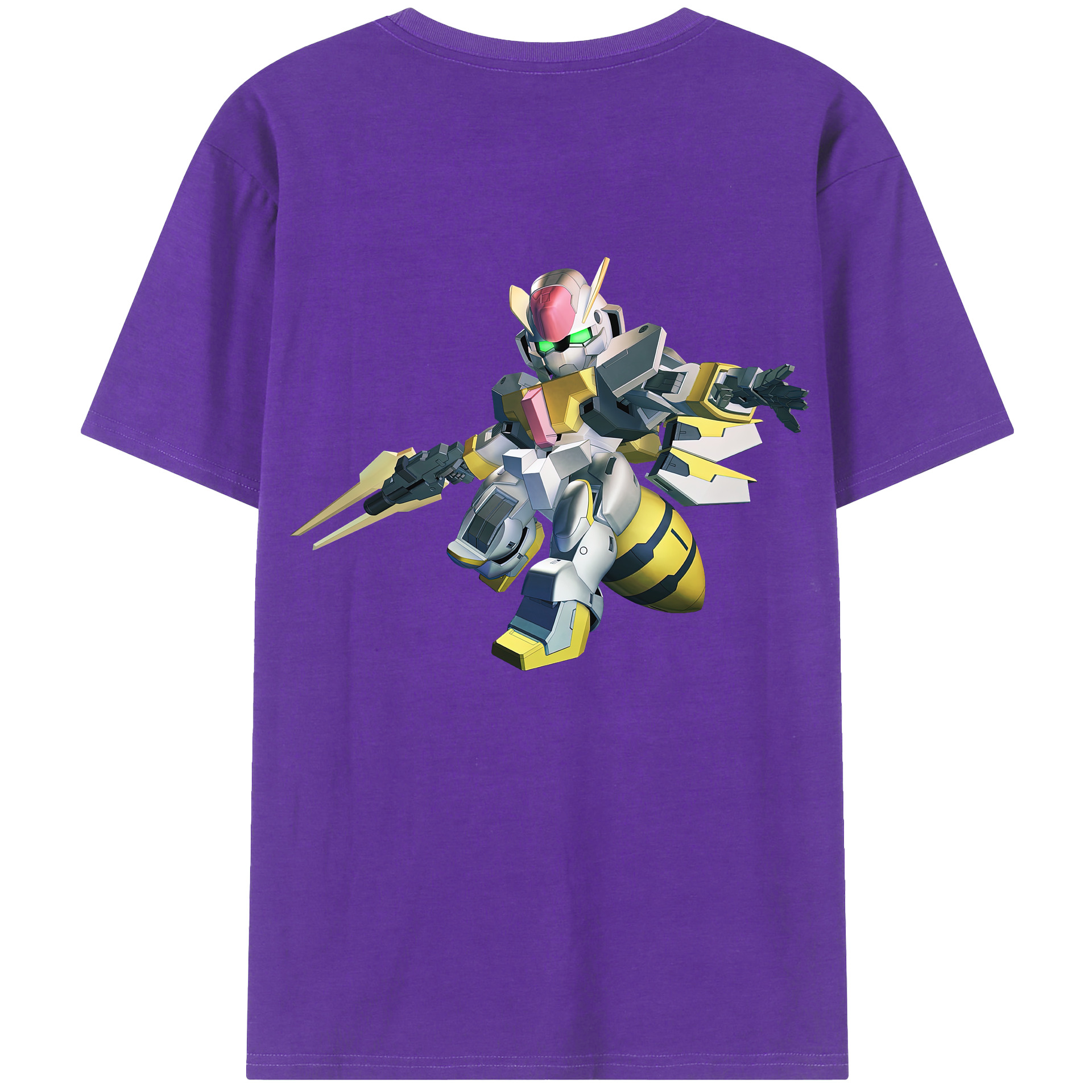 （画像用） 機動戦士ガンダム Mobile Suit Gundam 綿100％半袖Tシャツ（背面プリント）