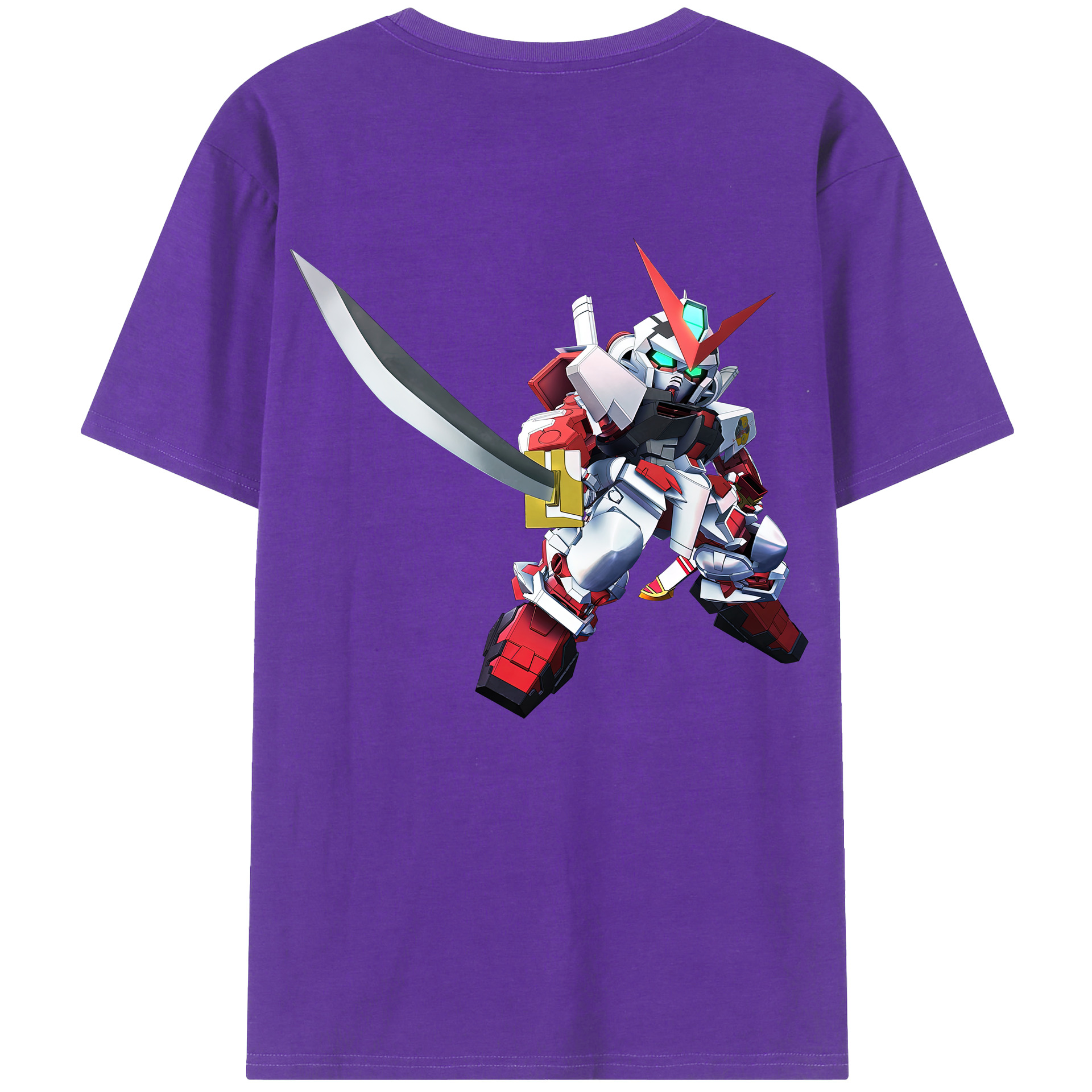 （画像用） 機動戦士ガンダム Mobile Suit Gundam 綿100％半袖Tシャツ（背面プリント）