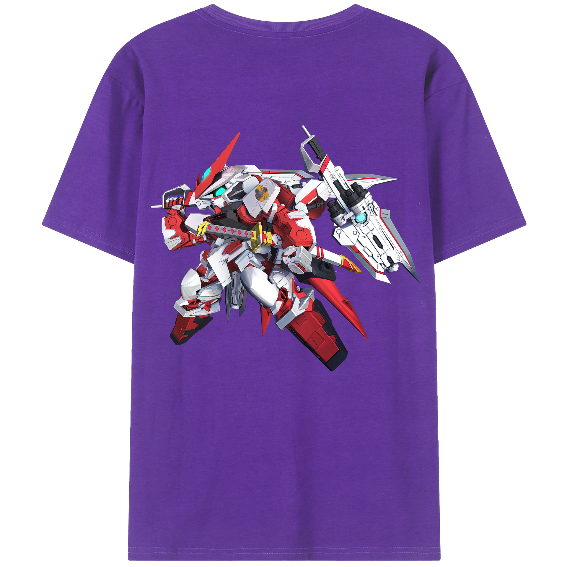 （画像用） 機動戦士ガンダム Mobile Suit Gundam 綿100％半袖Tシャツ（背面プリント）