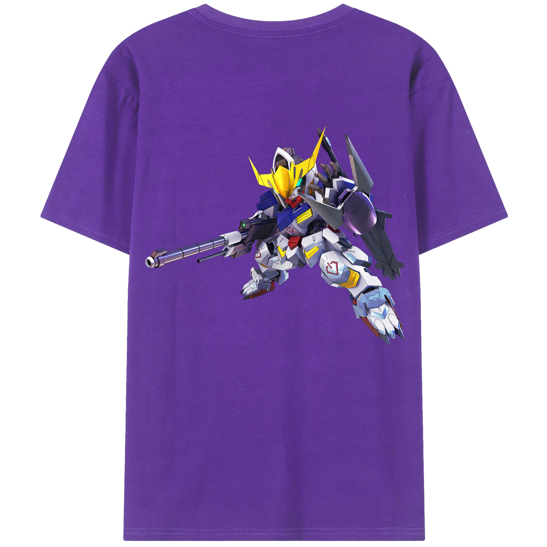 （画像用） 機動戦士ガンダム Mobile Suit Gundam 綿100％半袖Tシャツ（背面プリント）