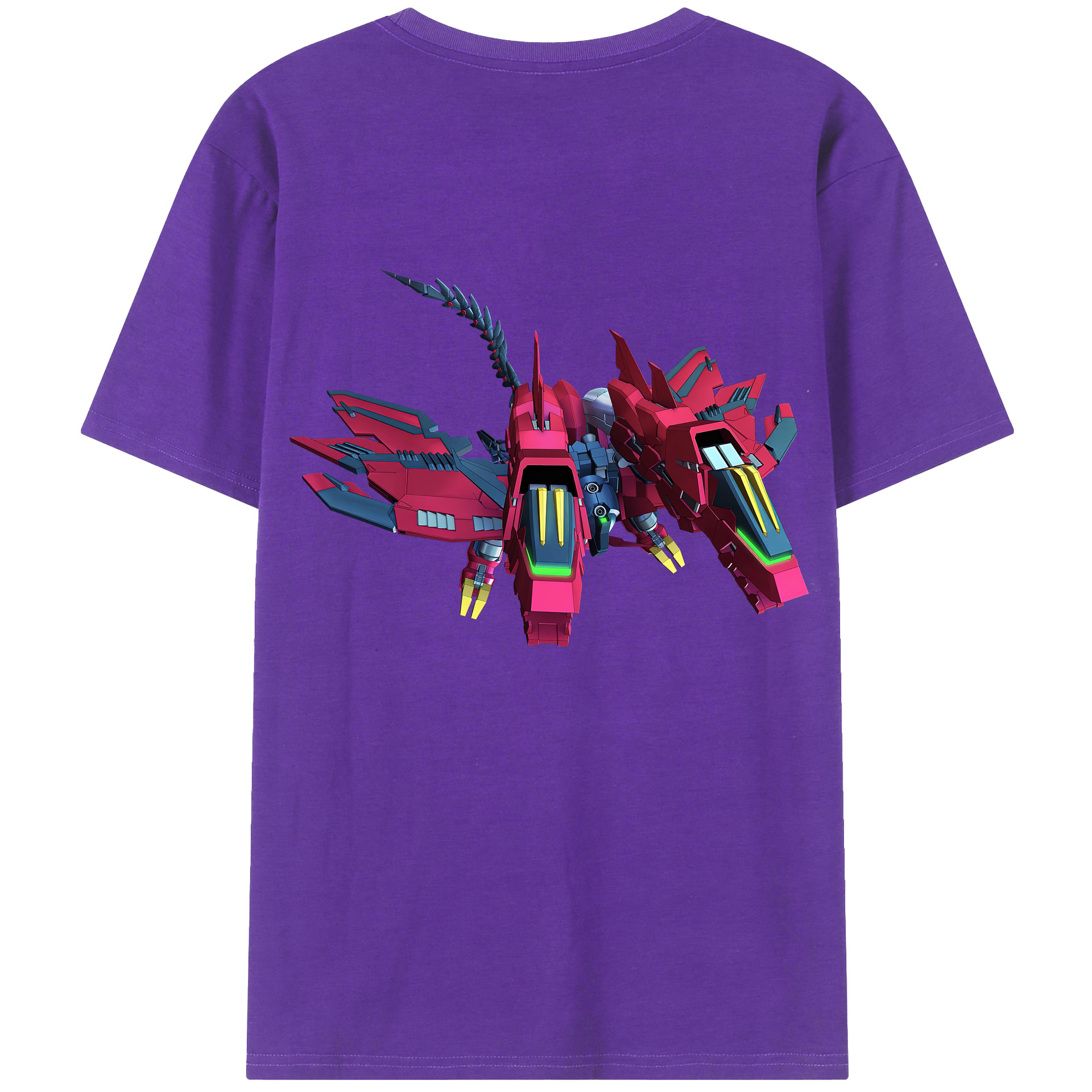 （画像用） 機動戦士ガンダム Mobile Suit Gundam 綿100％半袖Tシャツ（背面プリント）
