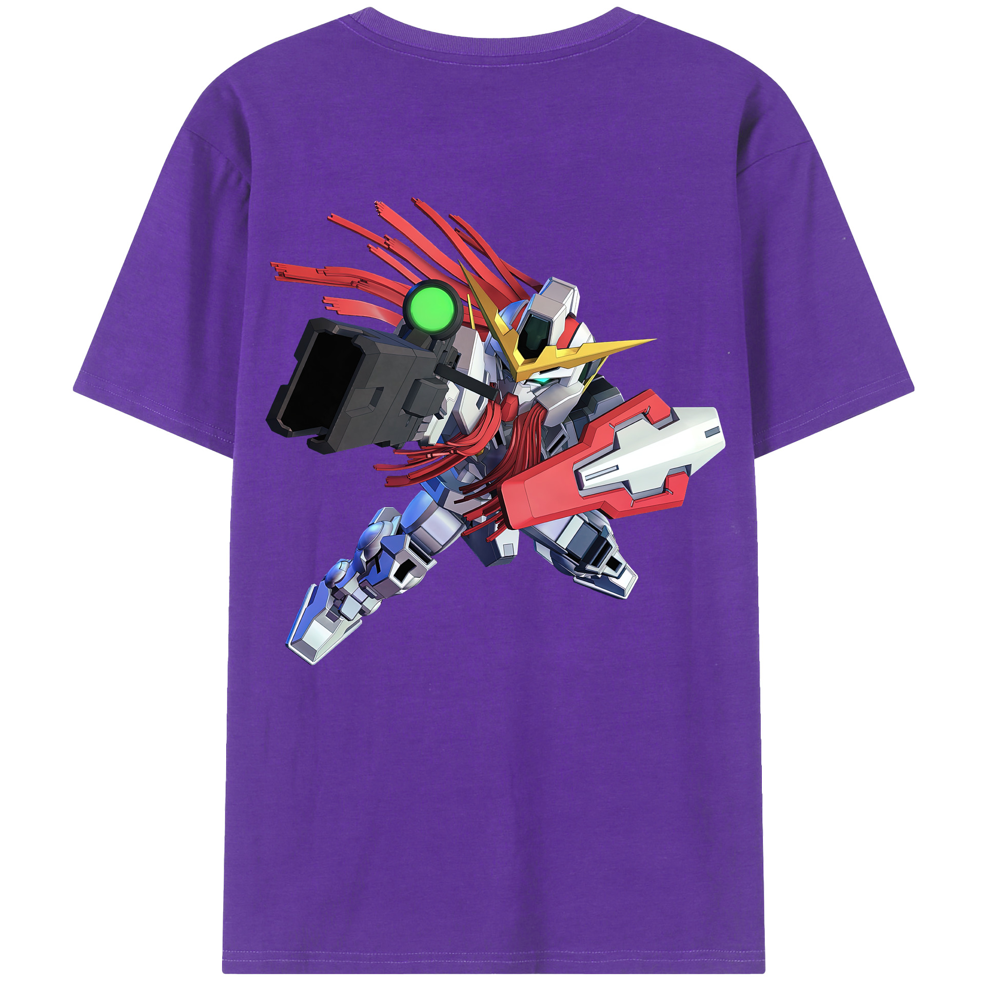 （画像用） 機動戦士ガンダム Mobile Suit Gundam 綿100％半袖Tシャツ（背面プリント）
