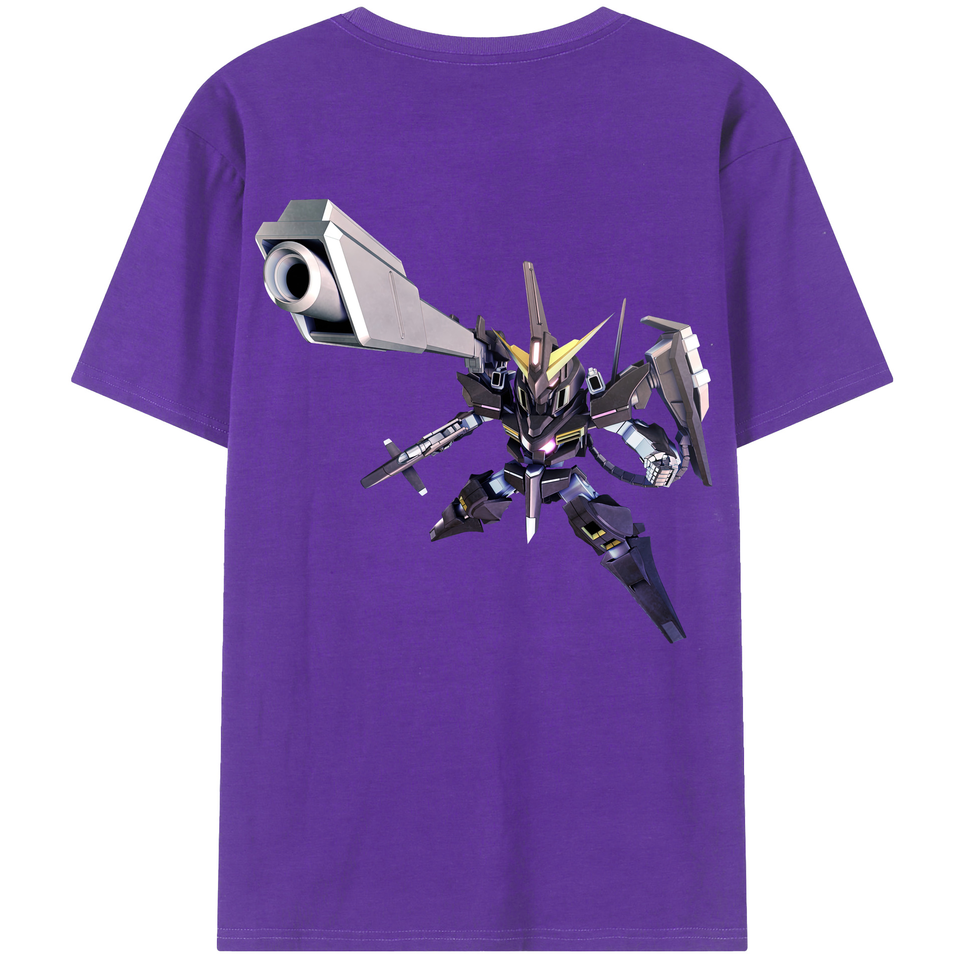 （画像用） 機動戦士ガンダム Mobile Suit Gundam 綿100％半袖Tシャツ（背面プリント）