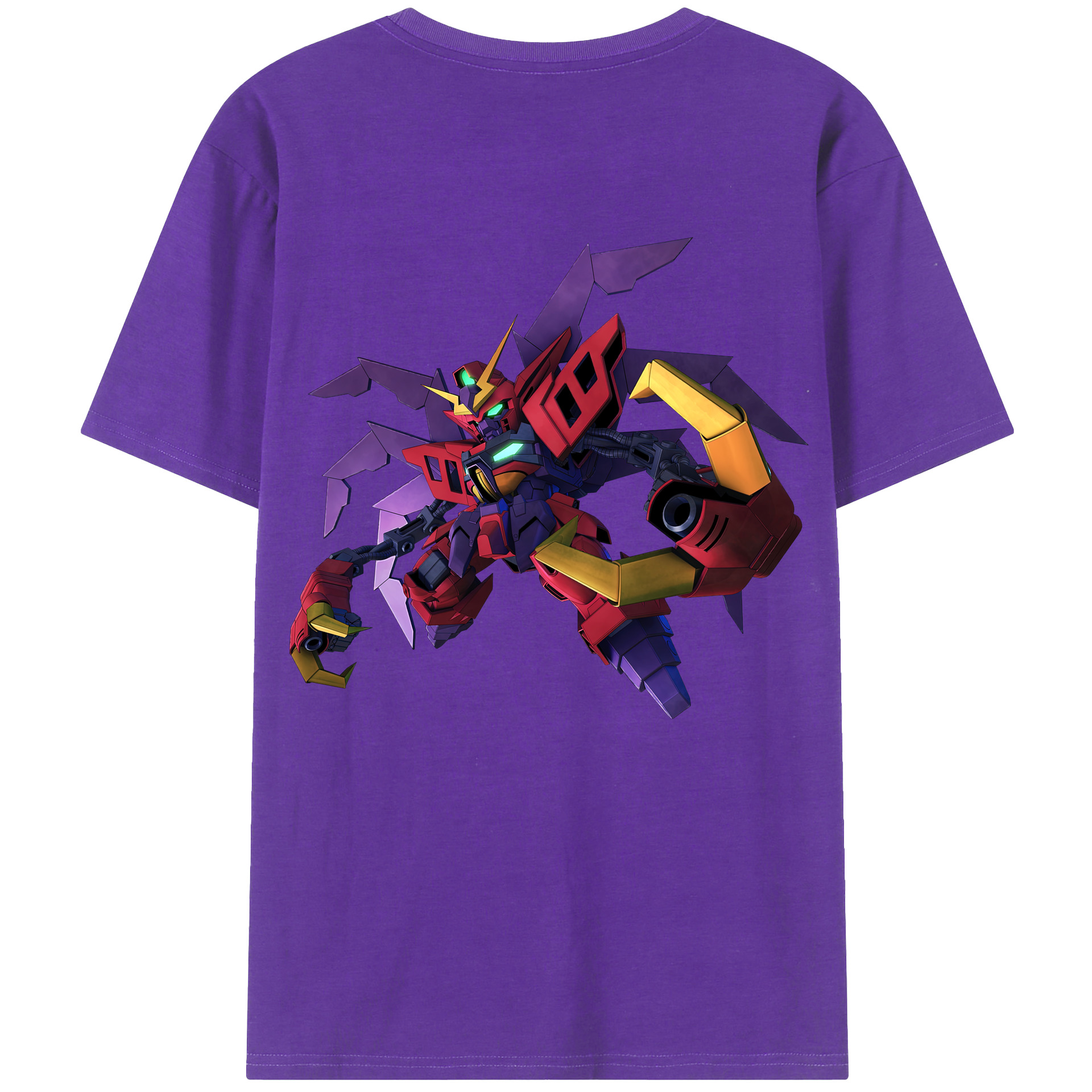 （画像用） 機動戦士ガンダム Mobile Suit Gundam 綿100％半袖Tシャツ（背面プリント）