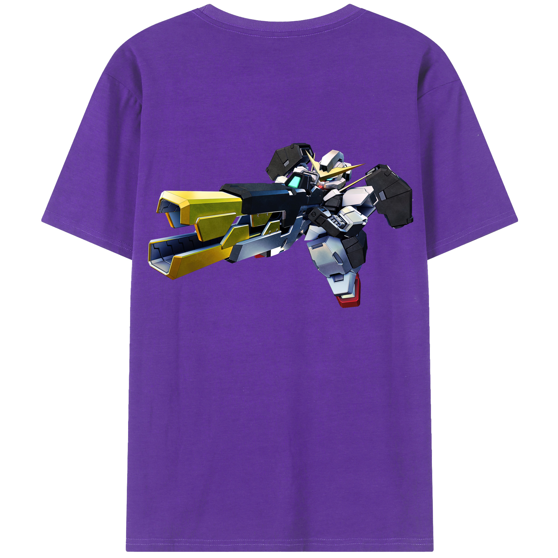 （画像用） 機動戦士ガンダム Mobile Suit Gundam 綿100％半袖Tシャツ（背面プリント）